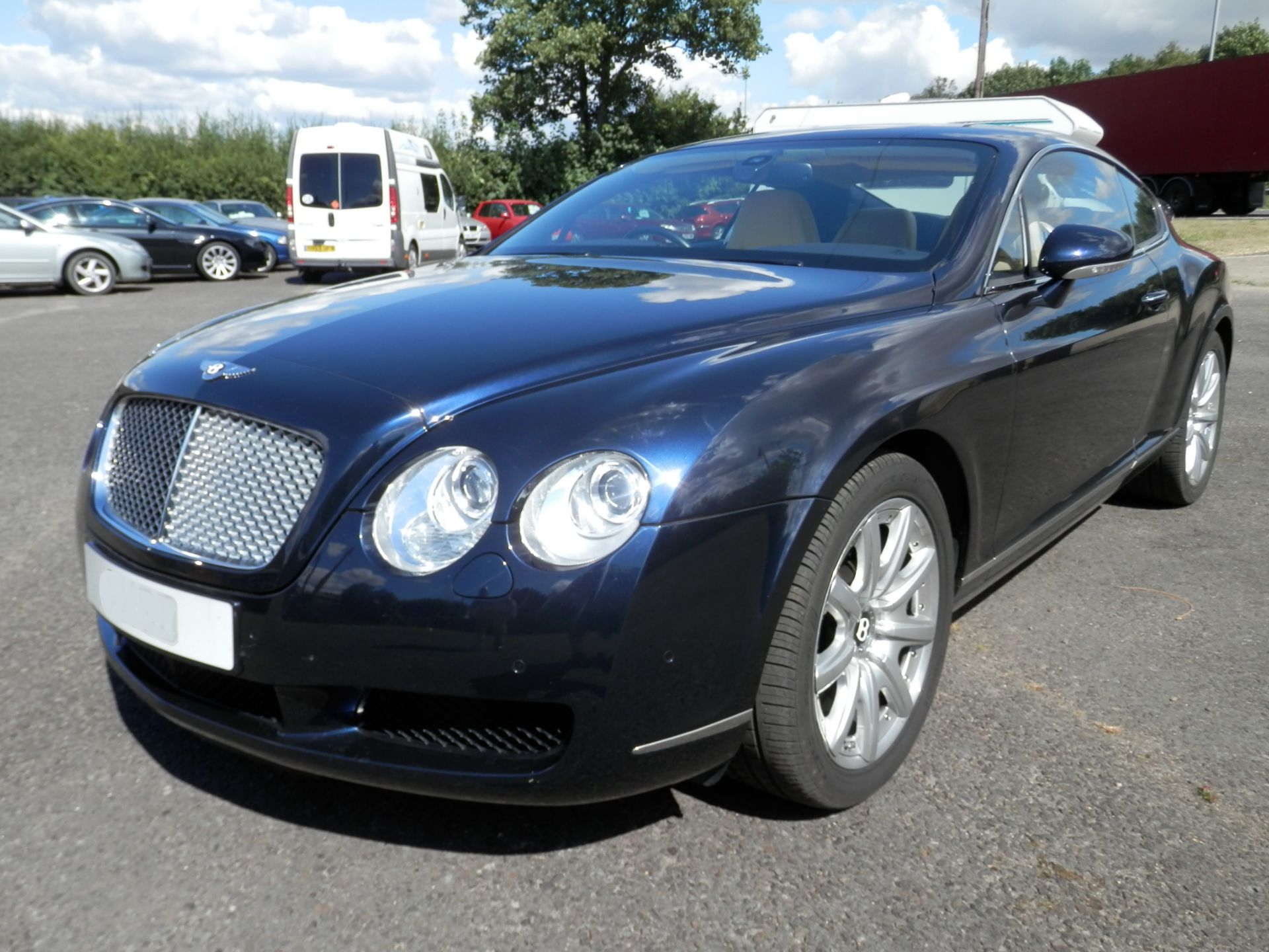 STUNNING 2007 BENTLEY GT CONTINENTAL, 6.0L TWIN TURBO,35K MILES, BLUE, CREAM LEATHER, FULL HISTORY. - Image 5 of 53