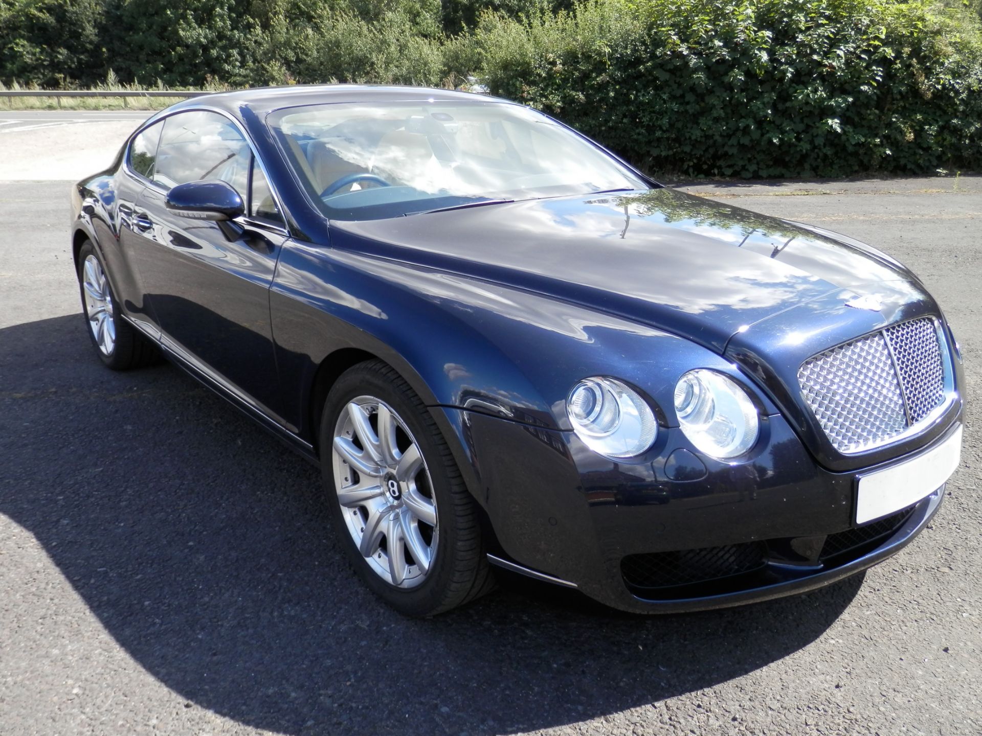 STUNNING 2007 BENTLEY GT CONTINENTAL, 6.0L TWIN TURBO,35K MILES, BLUE, CREAM LEATHER, FULL HISTORY.