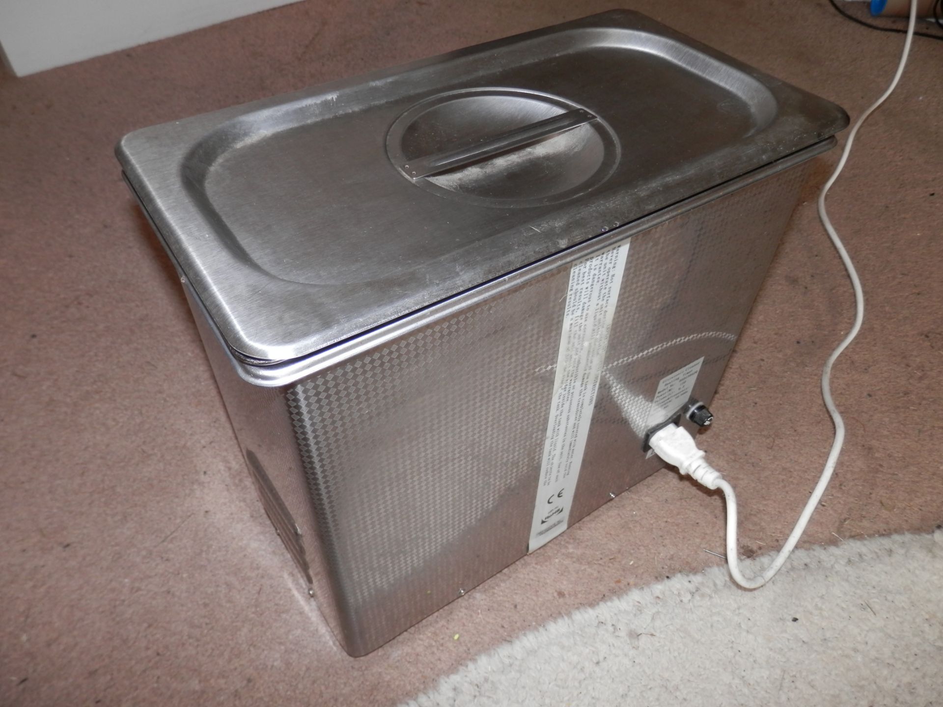 FULLY WORKING SONIC WAVE, ULTRA SONIC CLEANER 6.5L, 150 WATTS, GREAT CONDITION. COST OVER £200 NEW - Image 8 of 10