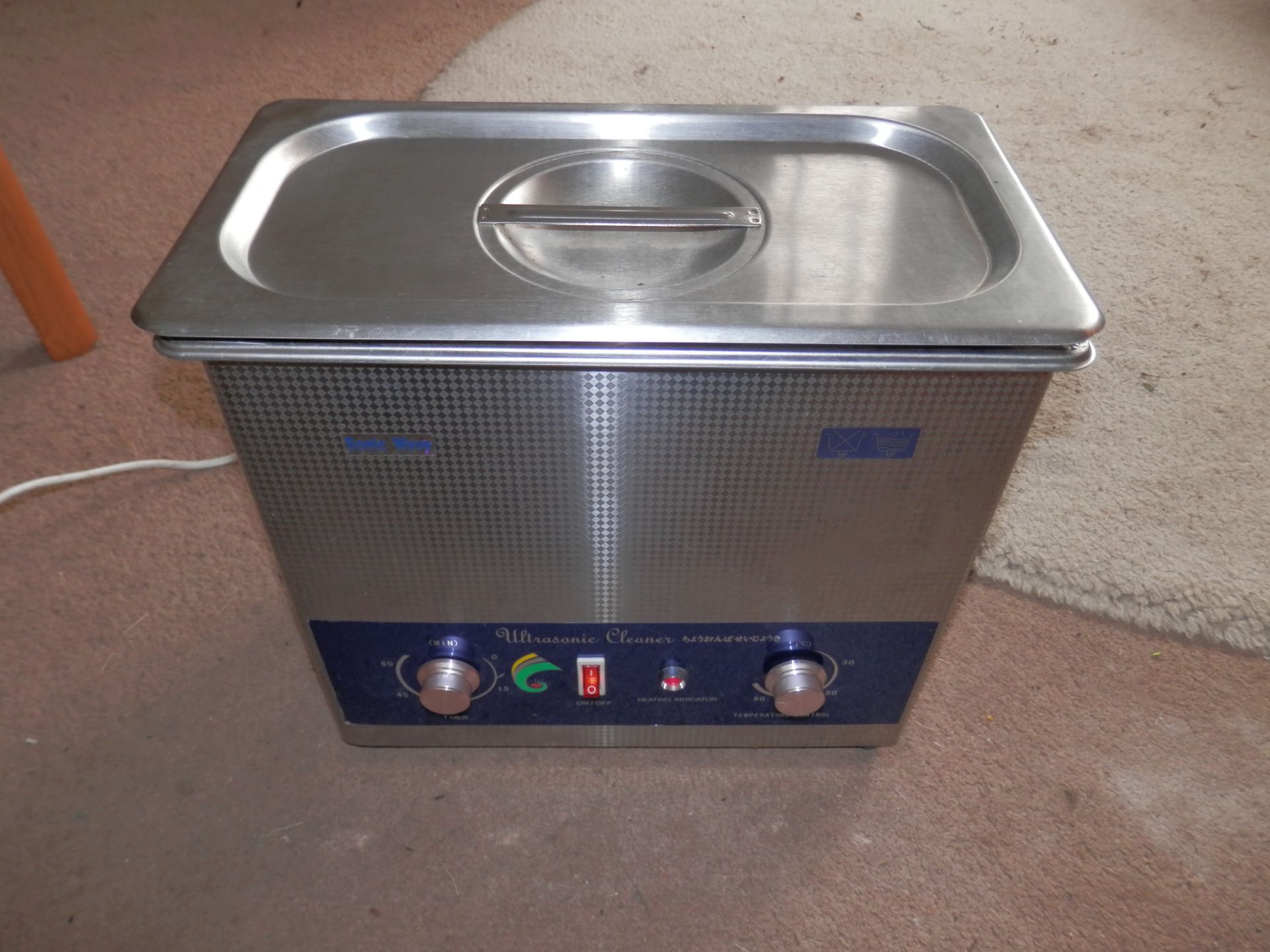 FULLY WORKING SONIC WAVE, ULTRA SONIC CLEANER 6.5L, 150 WATTS, GREAT CONDITION. COST OVER £200 NEW
