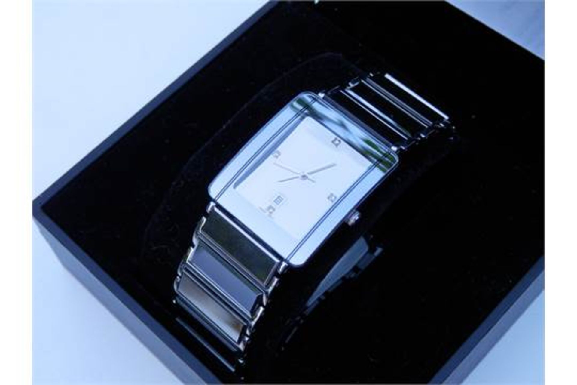 RRP £195 GENTS SWISS MOVEMENT TUNGSTEN QUARTZ DATE WATCH, NEW/OLD STOCK, BOX & BOOKLETS, NEW BATTERY - Image 3 of 12