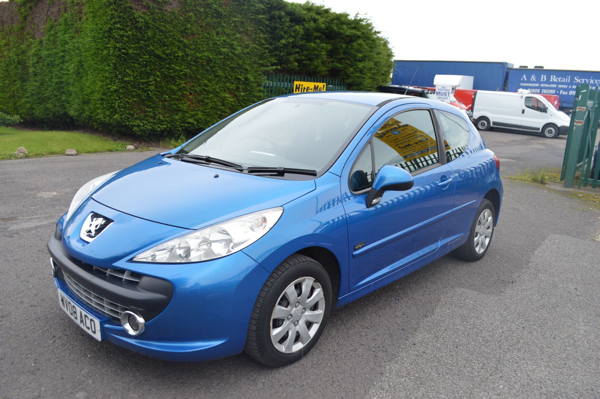 2008/08 REG PEUGEOT 207 M:PLAY, AIR CON, LONG MOT* WITH VALUER'S REPORT* - Image 3 of 16