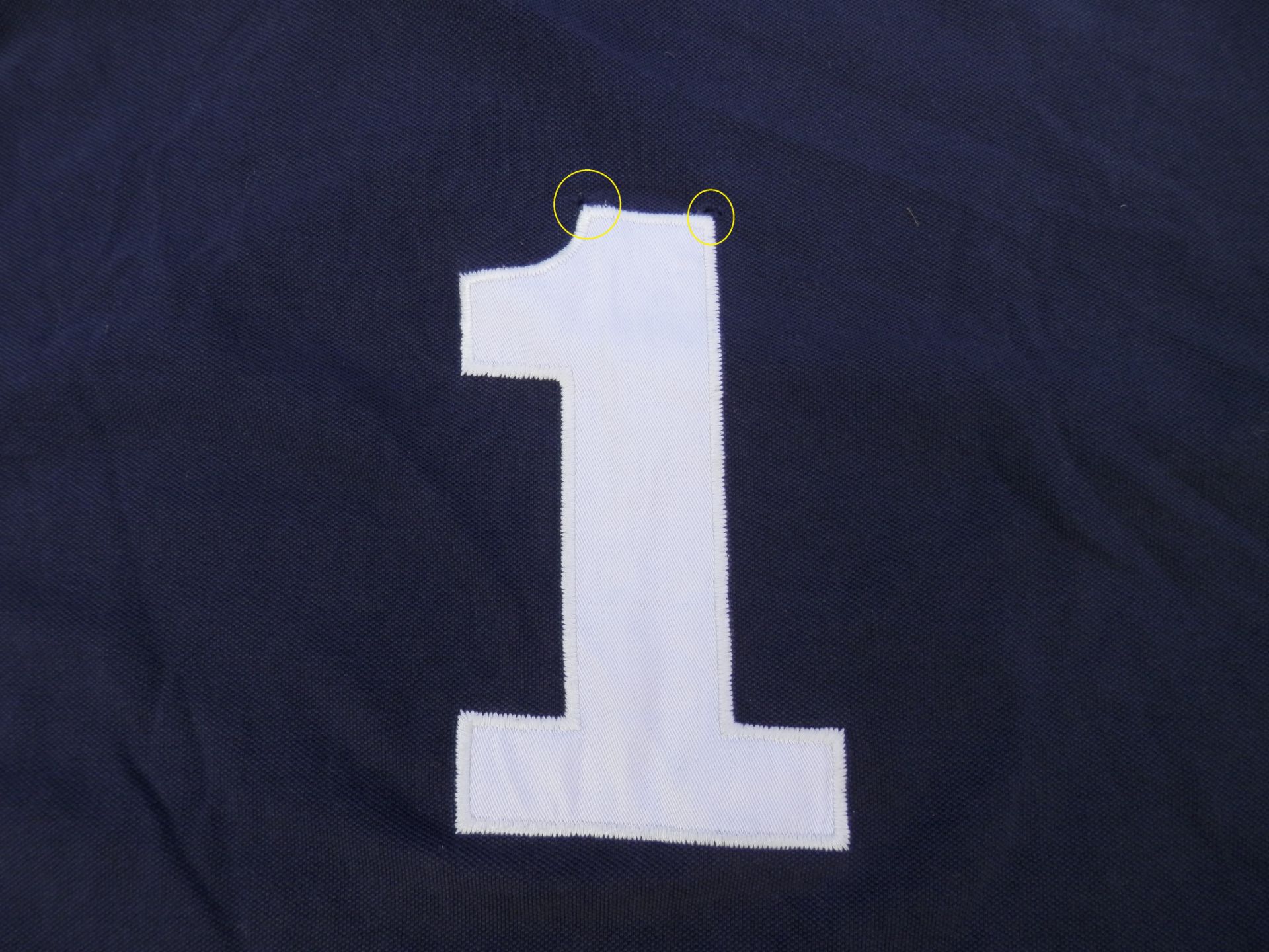 GENTS USED HACKETT POLO SHIRT IN XL, BLUE & WHITE, NO1. USED CONDITION. - Image 6 of 6