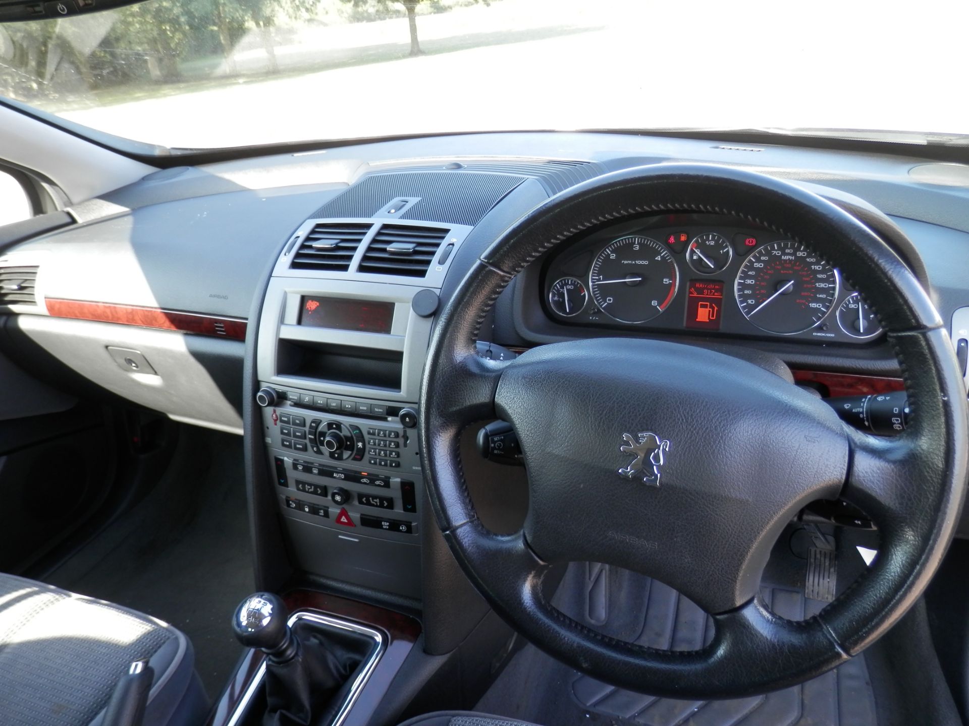 2005/55 PLATE PEUGEOT 407 SW DIESEL ESTATE,PAN ROOF. ICE BLUE METALLIC, 100K MILES, MOT DUE NOV 2016 - Image 18 of 30