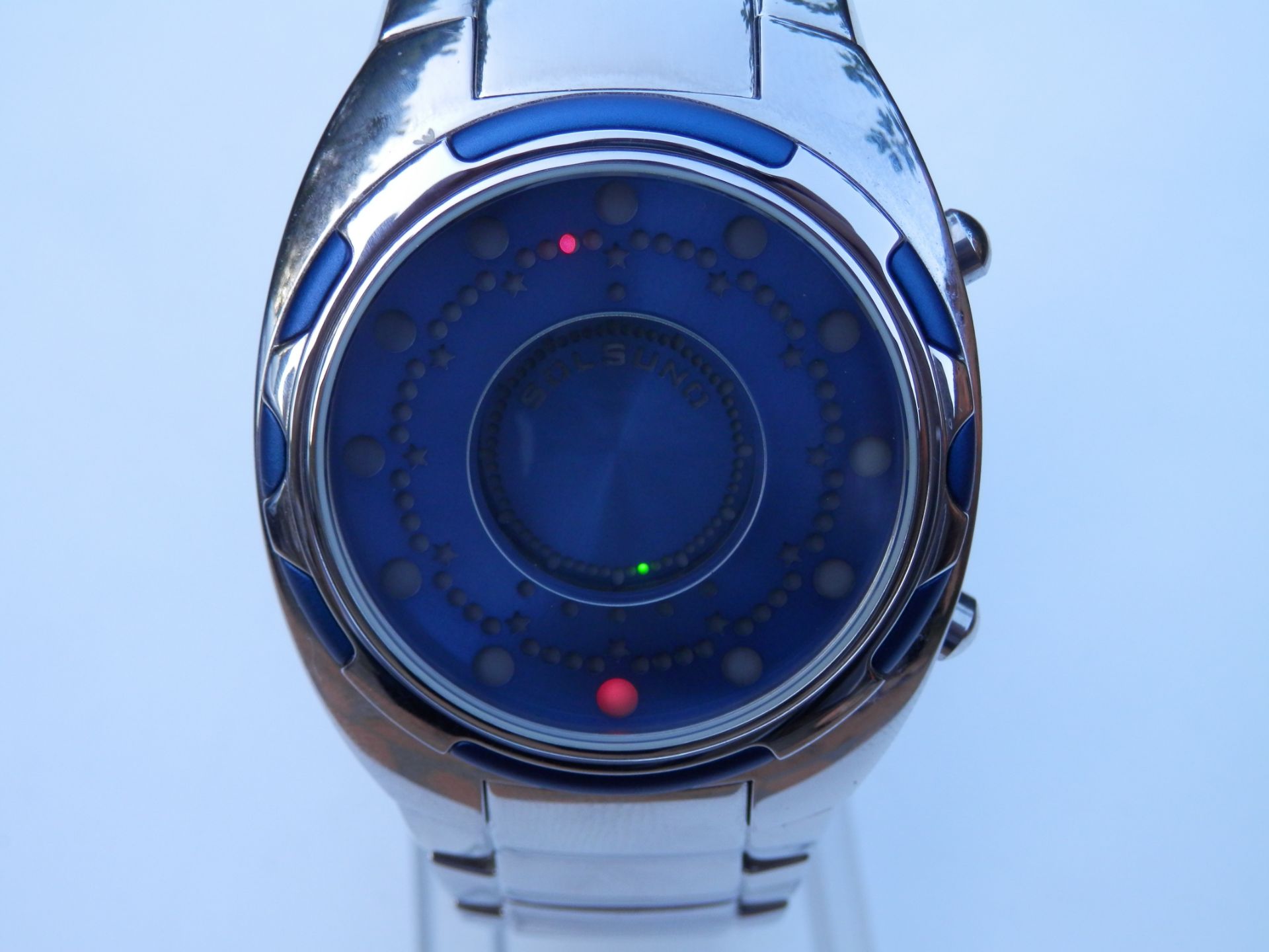 RRP £150 SOLSANO DIGITAL DOT WATCH, NEW/OLD STOCK FROM A CLOSING WATCH SHOP, NEW BATTERY & WORKING. - Image 9 of 10