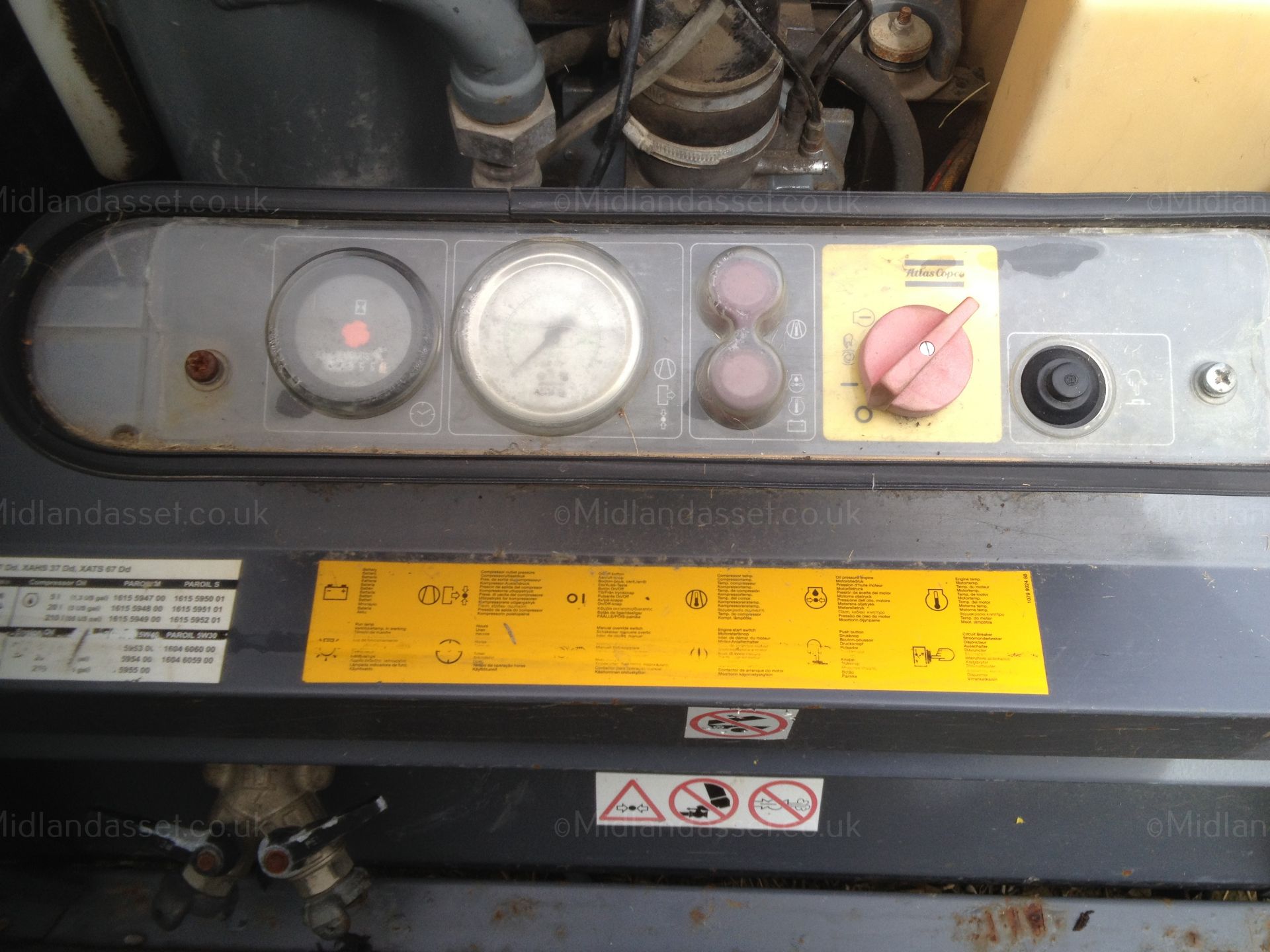 ATLAS COPCO XAS 67 DIESEL COMPRESSOR - Image 5 of 11