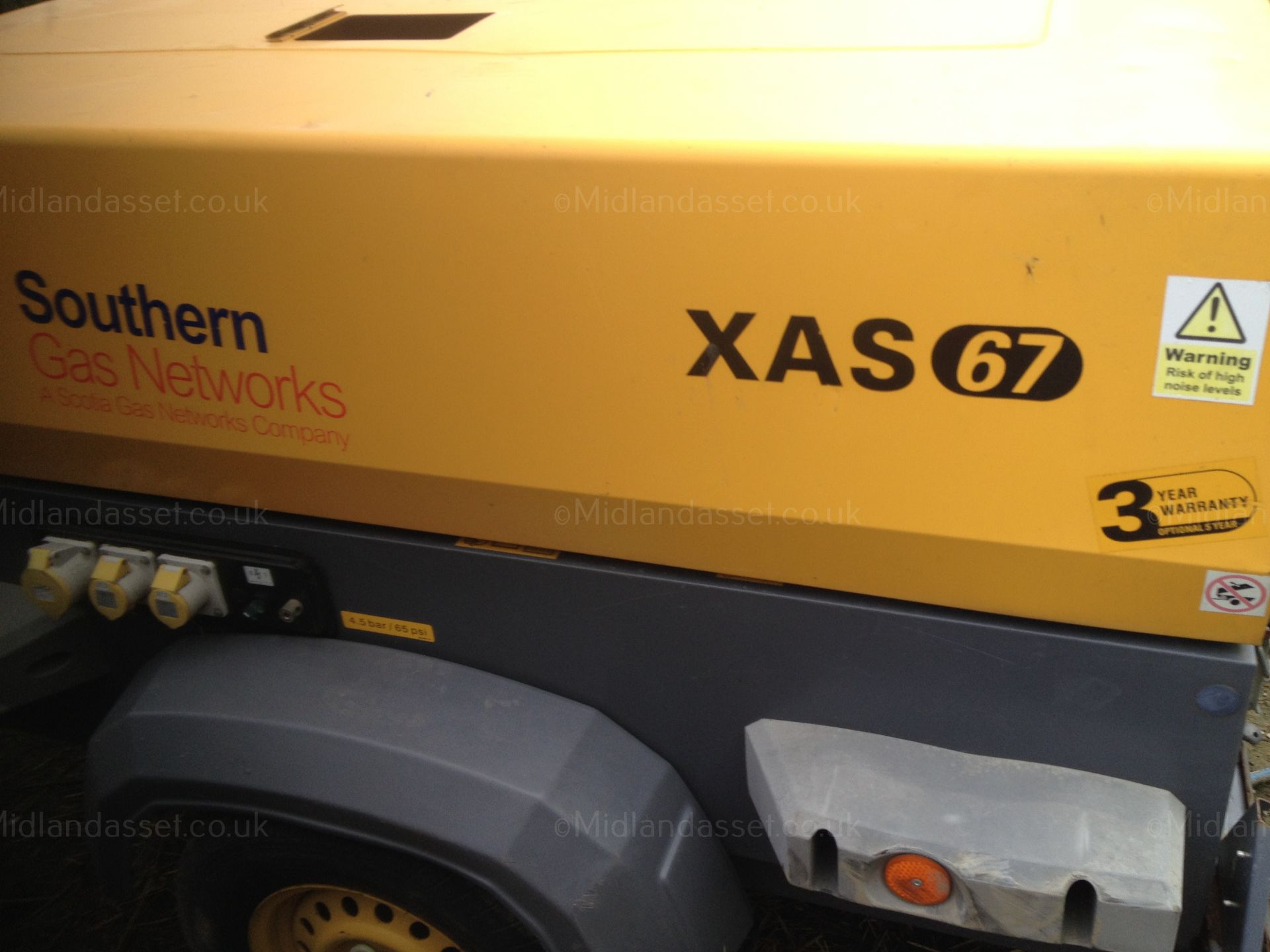 ATLAS COPCO XAS 67 DIESEL COMPRESSOR - Image 8 of 11