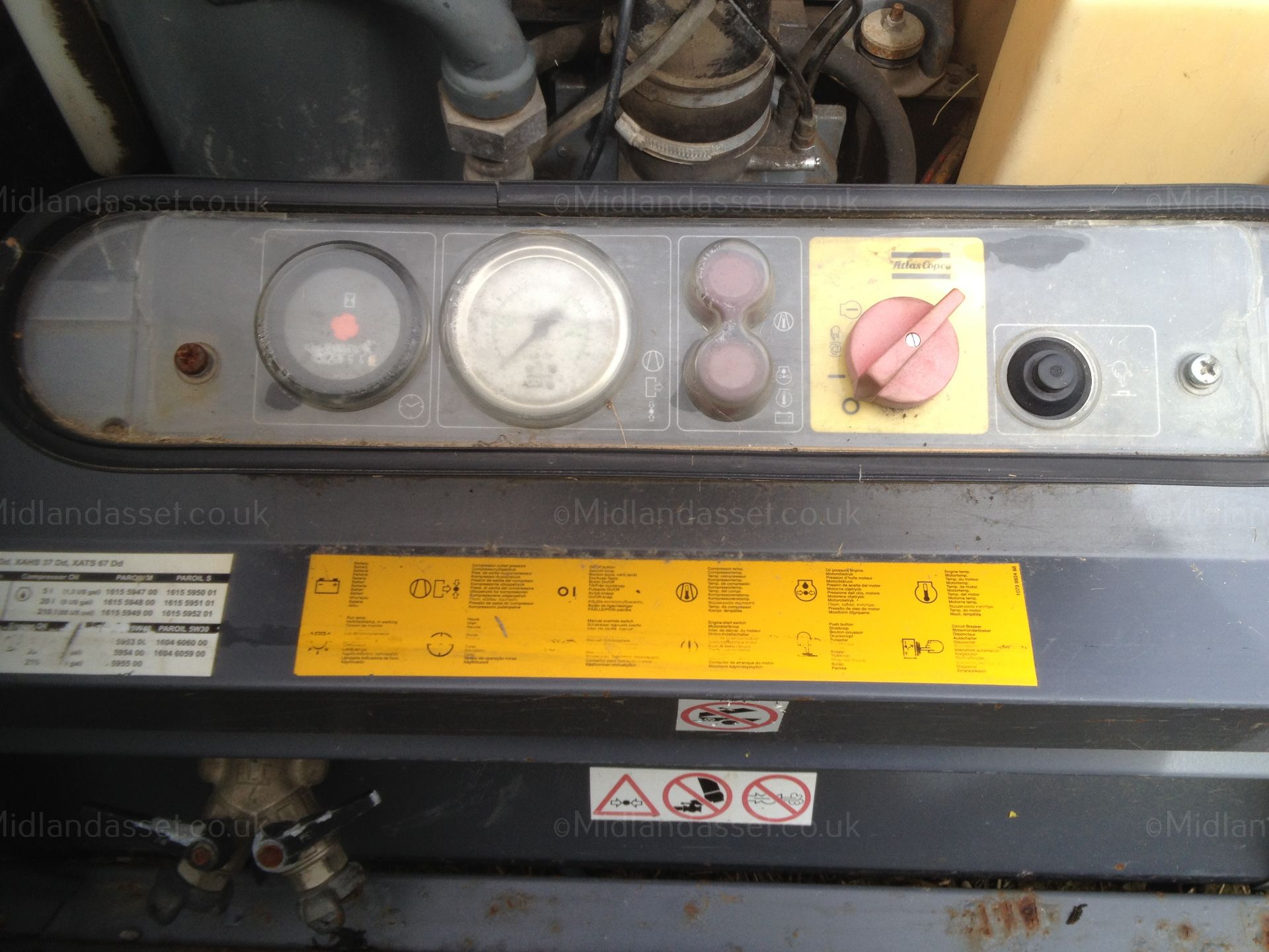 ATLAS COPCO XAS 67 DIESEL COMPRESSOR - Image 4 of 11