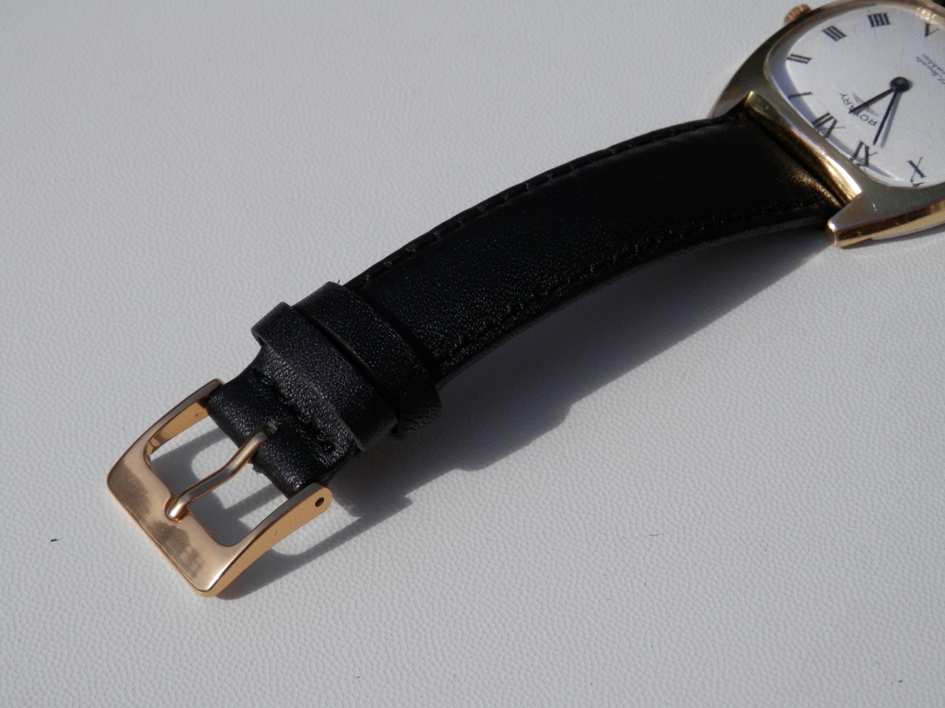 1960S VINTAGE GENTS ROTARY 17 JEWEL SWISS MADE INCABLOC HAND WIND WORKING WATCH, JUST SERVICED. - Image 9 of 11