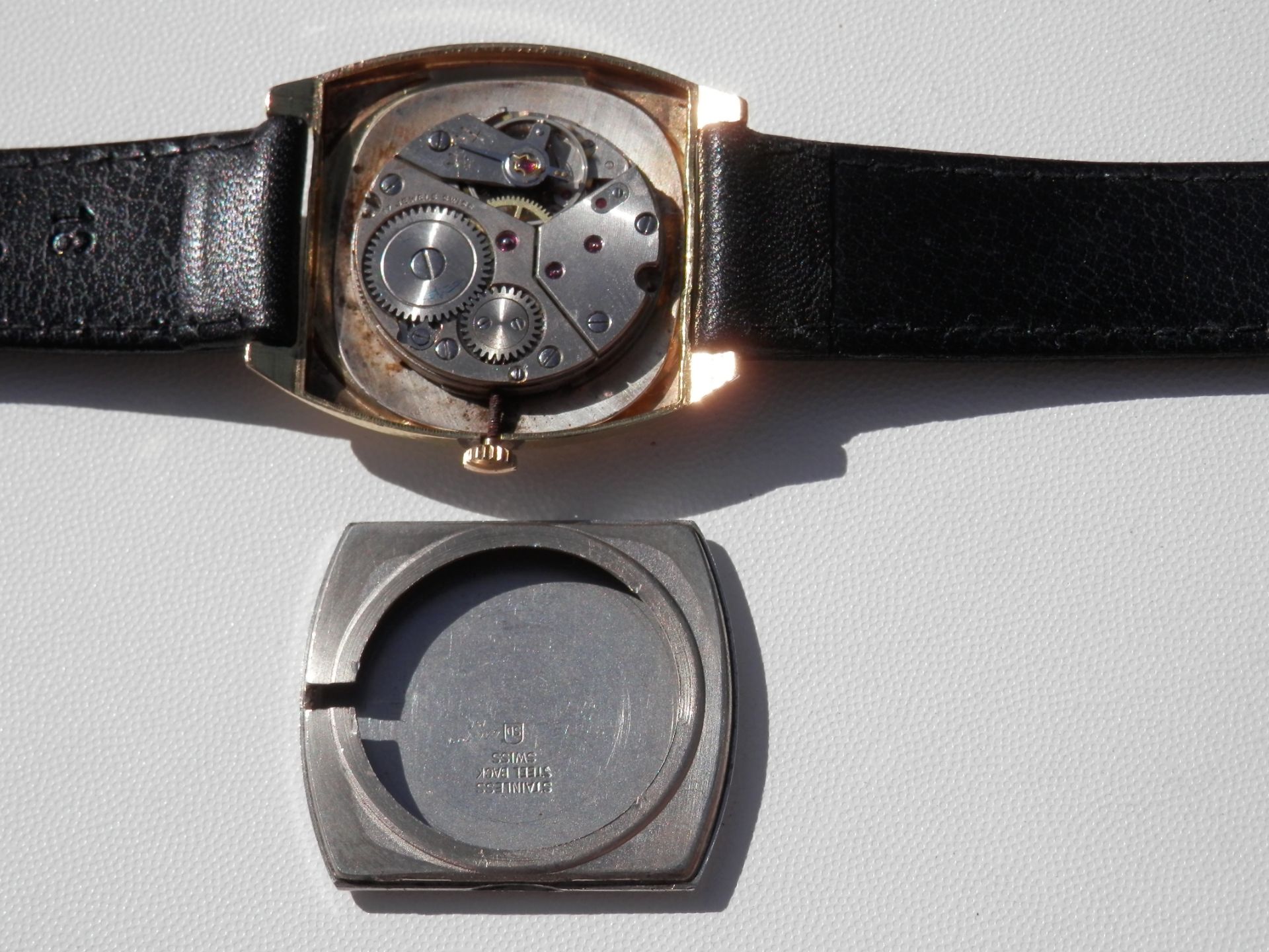 1960S VINTAGE GENTS ROTARY 17 JEWEL SWISS MADE INCABLOC HAND WIND WORKING WATCH, JUST SERVICED. - Image 7 of 11