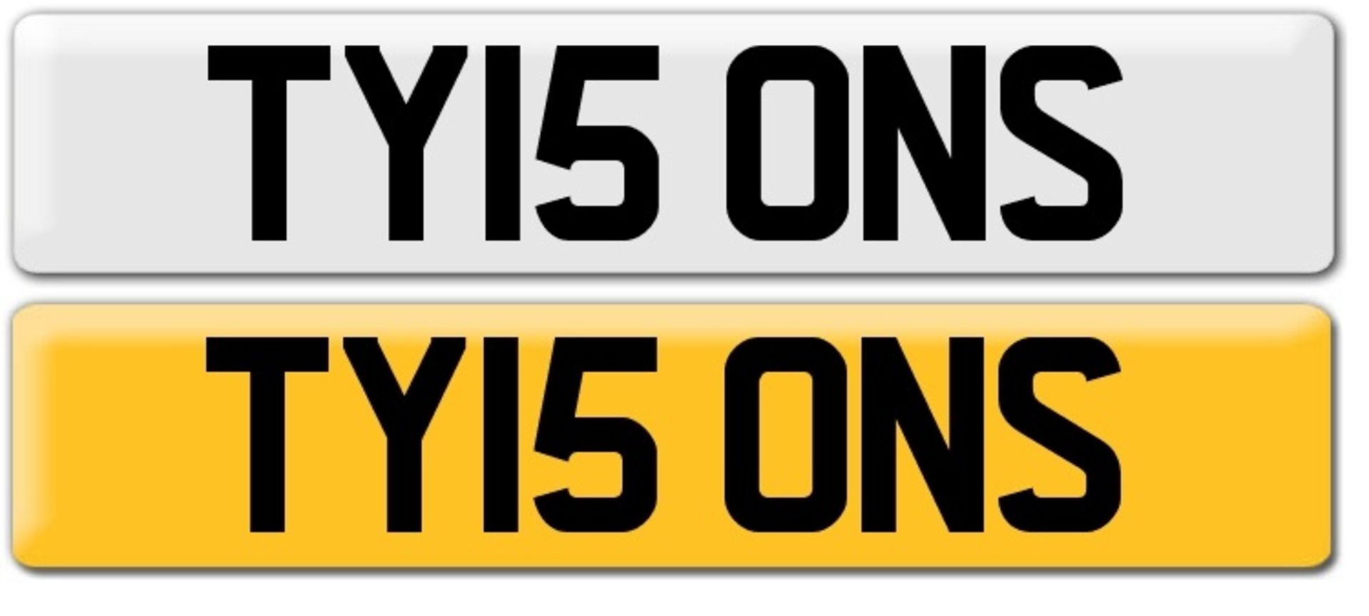 TY15 ONS - REGISTRATION PLATE - ON RETENTION UNTIL 28/2/2026 *NO VAT*