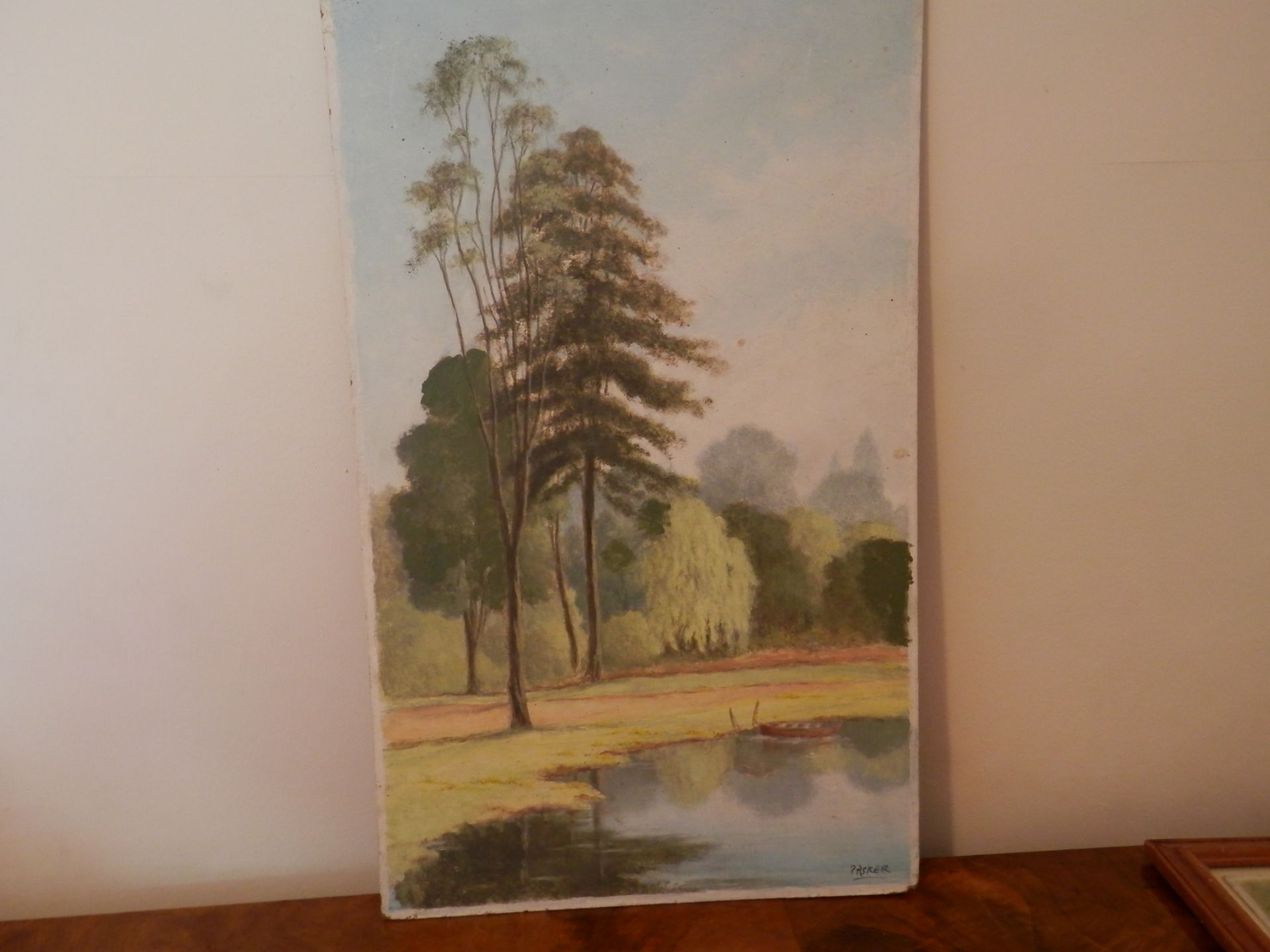 2 x LOVELY VINTAGE WATER COLOUR PAINTINGS BY "PASKER", ONE FRAMED. - Image 5 of 8