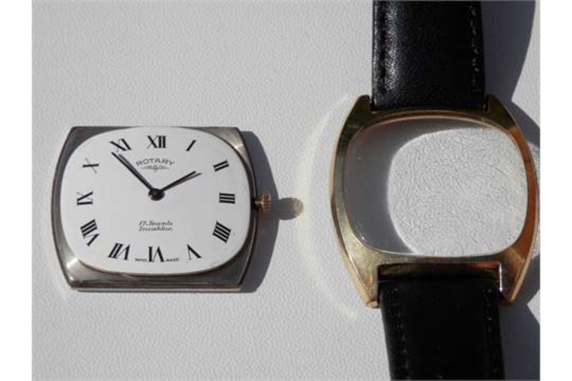 1960S VINTAGE GENTS ROTARY 17 JEWEL SWISS MADE INCABLOC HAND WIND WORKING WATCH, JUST SERVICED. - Image 2 of 15