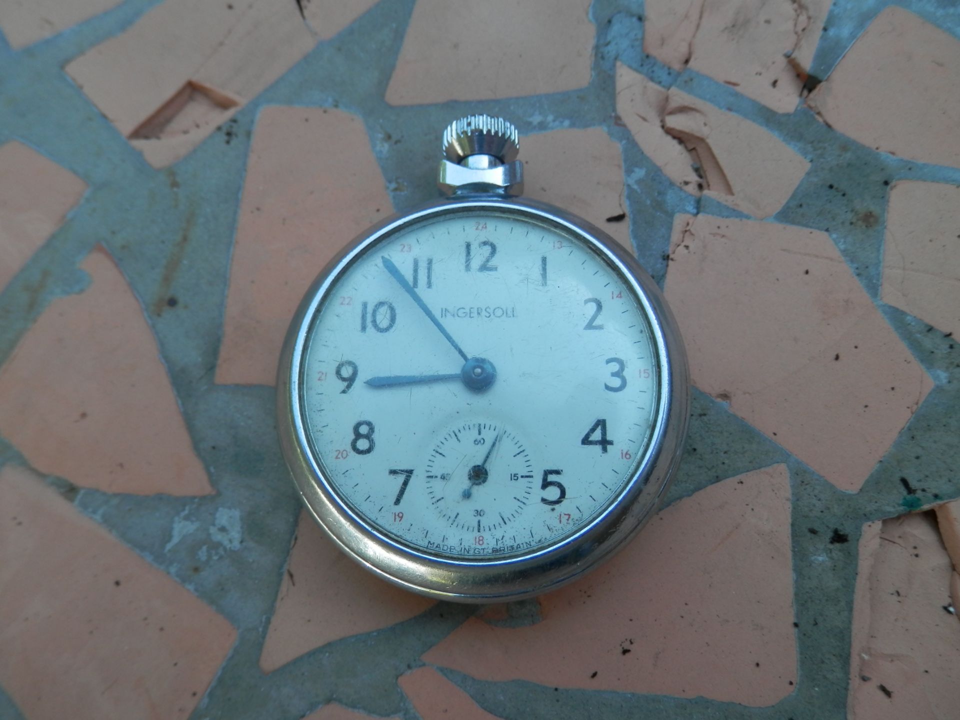 7 INTERESTING WORKING VINTAGE MECHANICAL CLOCKS, INTERVAL TIMER & POCKET WATCH. - Image 5 of 18