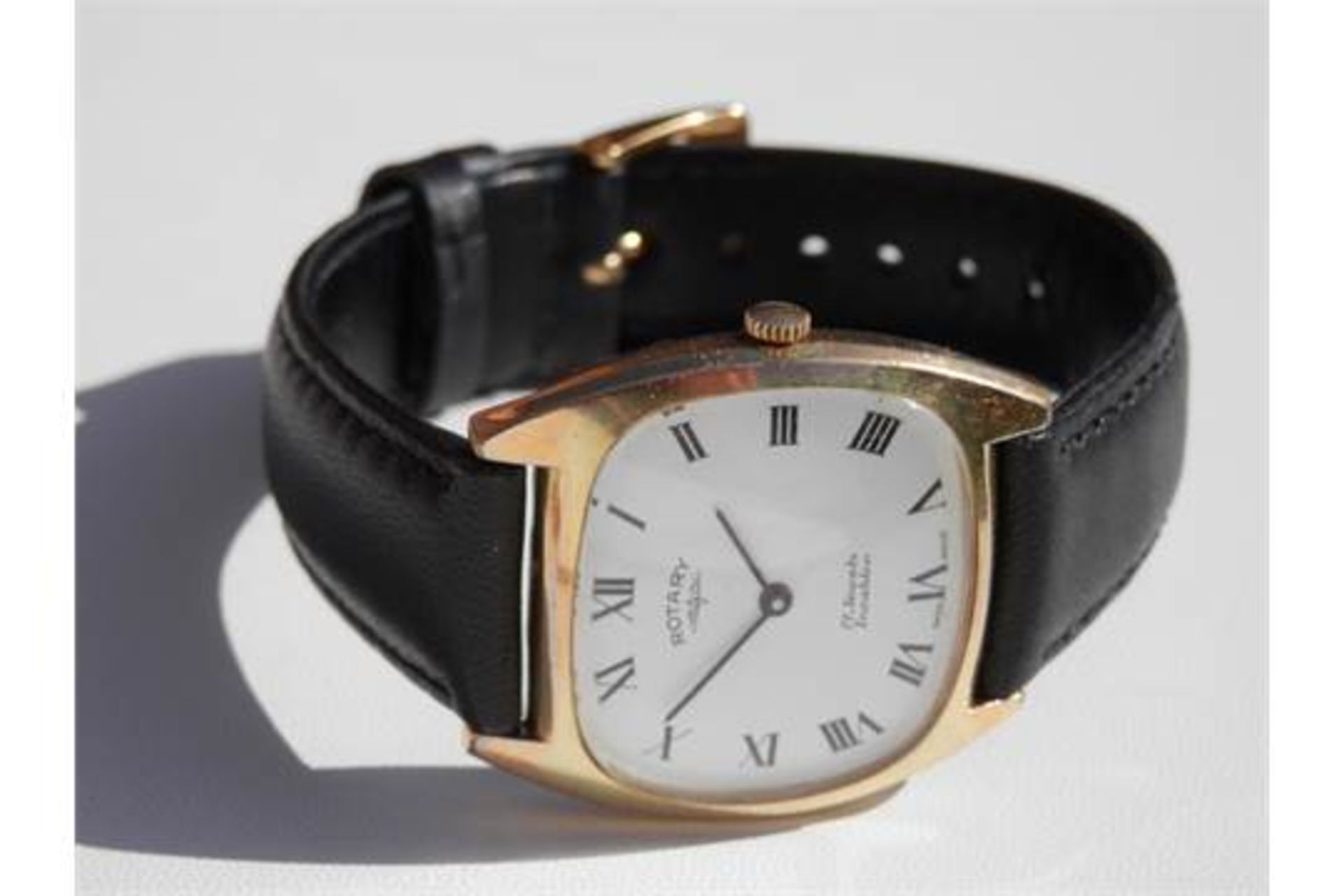 1960S VINTAGE GENTS ROTARY 17 JEWEL SWISS MADE INCABLOC HAND WIND WORKING WATCH, JUST SERVICED. - Image 12 of 15