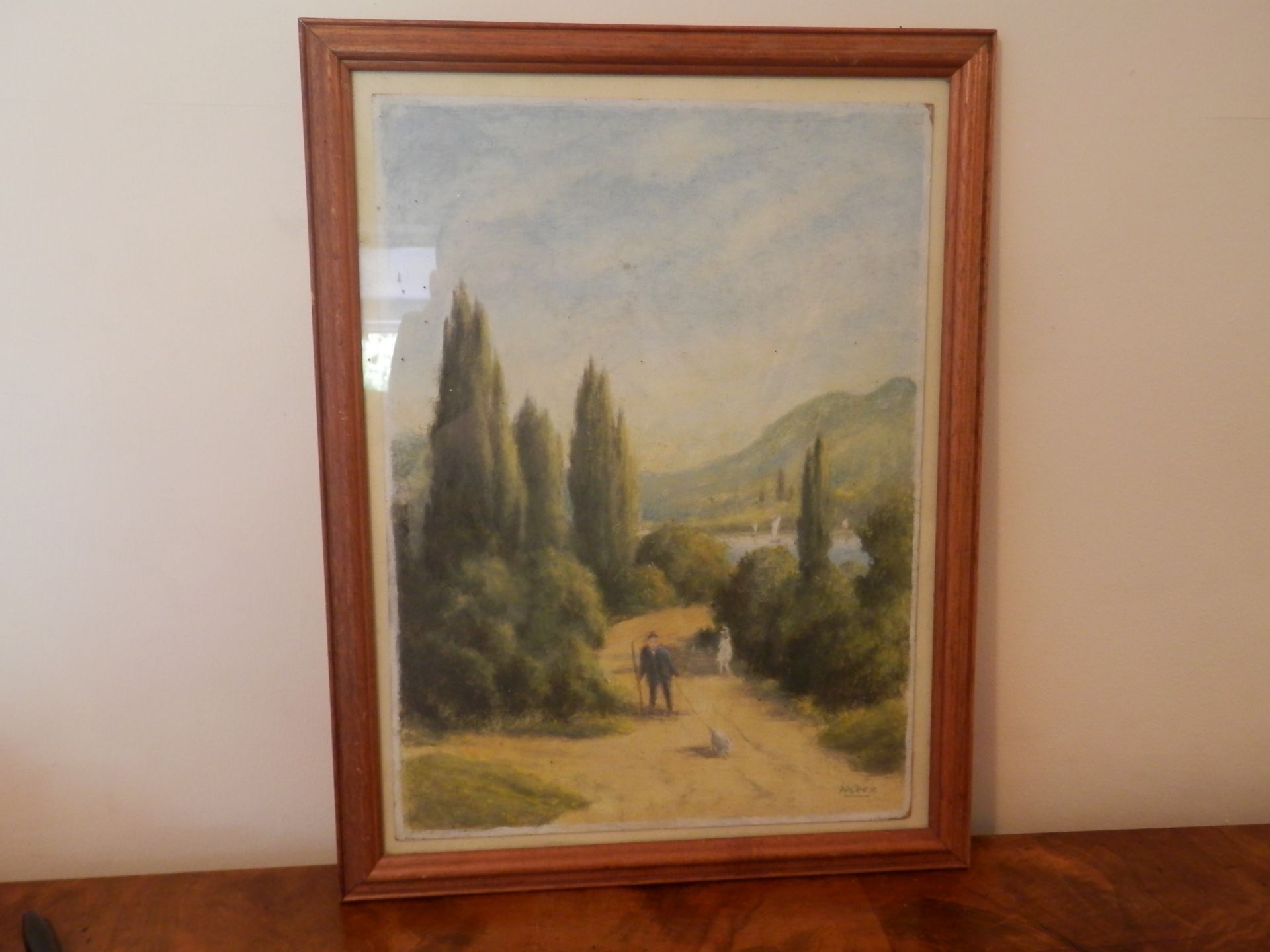 2 x LOVELY VINTAGE WATER COLOUR PAINTINGS BY "PASKER", ONE FRAMED. - Image 2 of 8