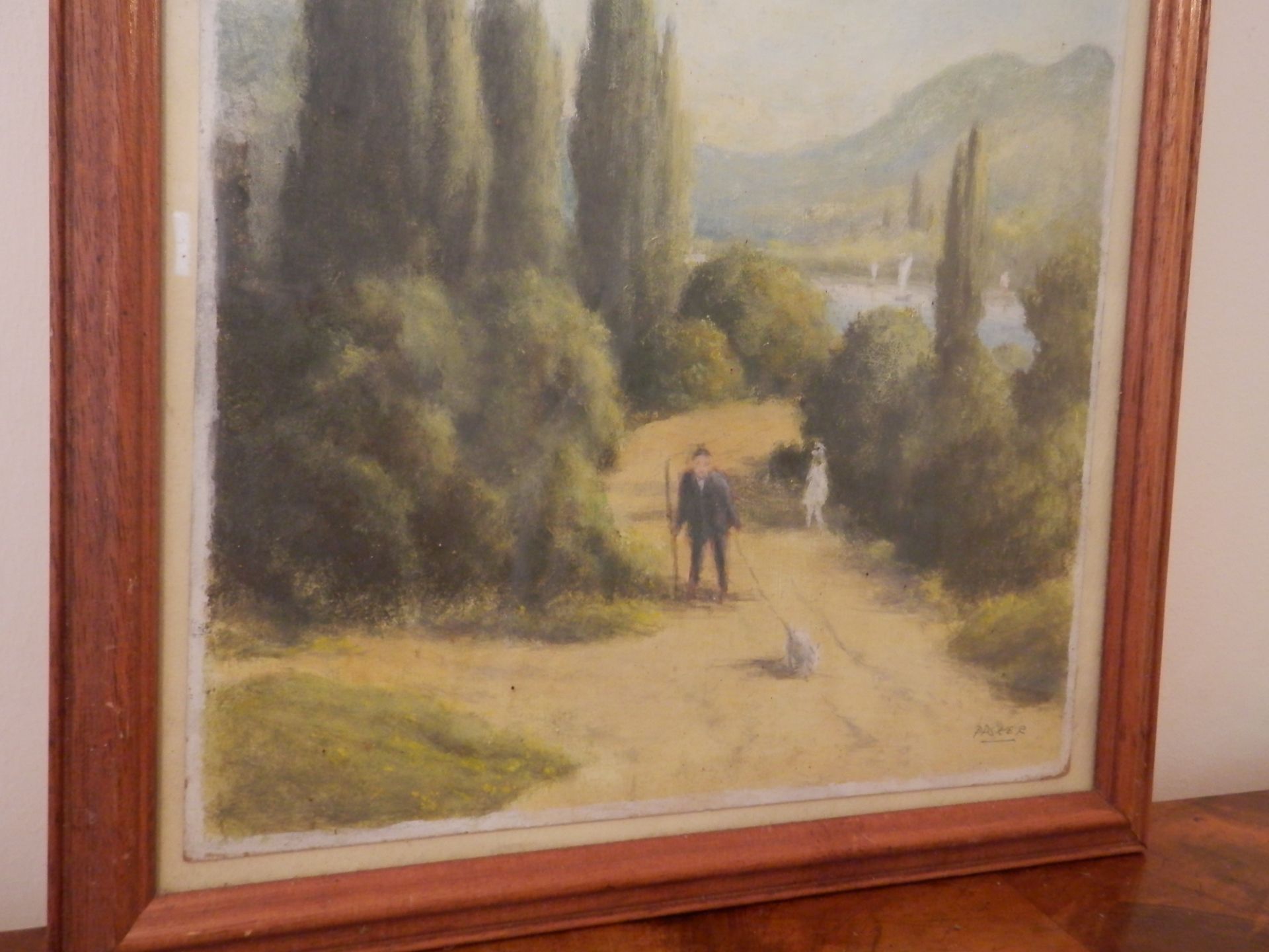 2 x LOVELY VINTAGE WATER COLOUR PAINTINGS BY "PASKER", ONE FRAMED. - Image 3 of 8