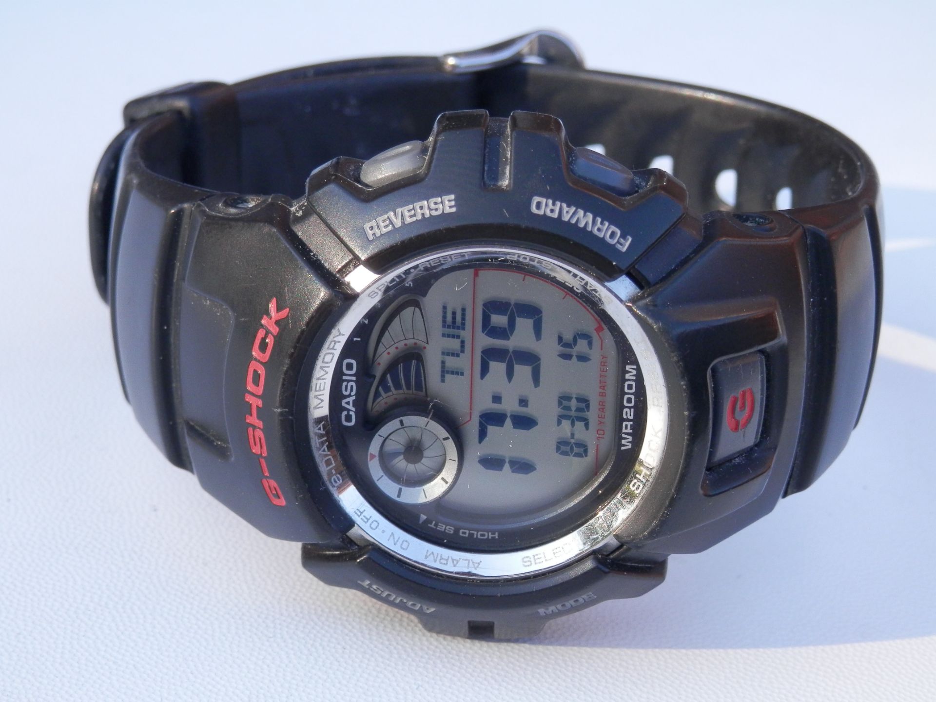 GENTS CASIO G-SHOCK 2900G 200 METRE DIGITAL SPORTS WATCH, ALL WORKING. GREAT WATCH RRP £89.99 - Image 6 of 9