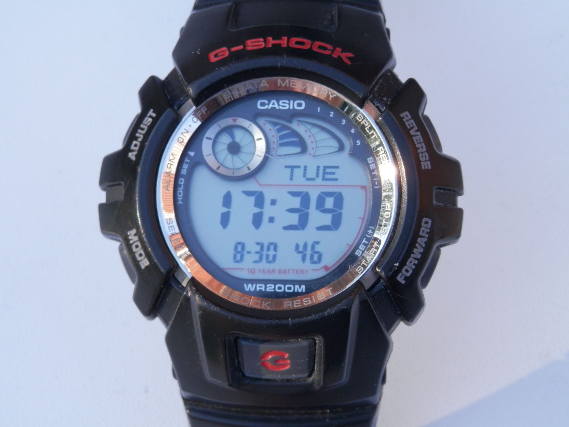GENTS CASIO G-SHOCK 2900G 200 METRE DIGITAL SPORTS WATCH, ALL WORKING. GREAT WATCH RRP £89.99 - Image 3 of 9