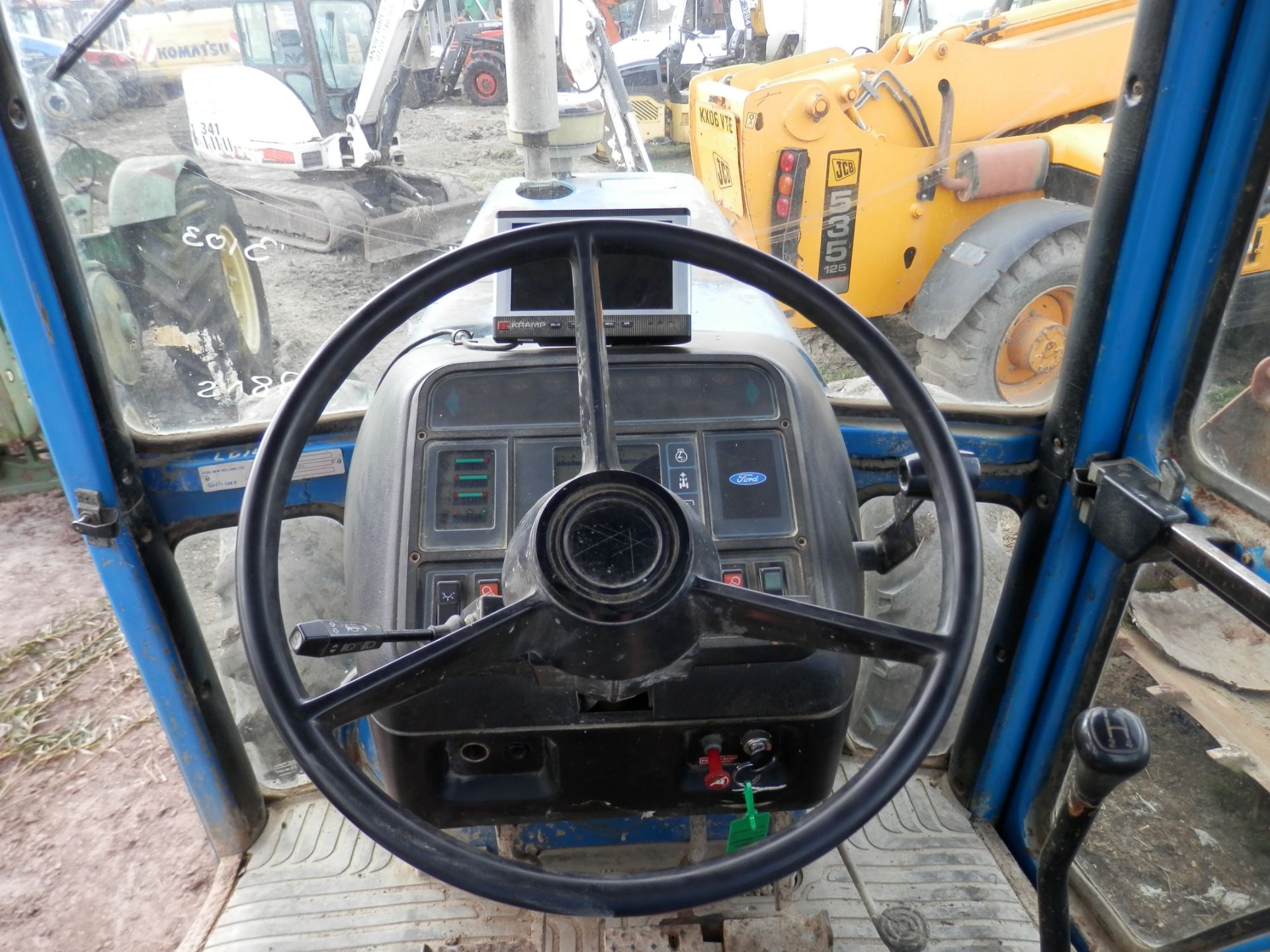 1990/H REG FORD 8210 DIESEL TRACTOR, RUNNING & WORKING. 9409 WORKING HOURS. - Image 10 of 12