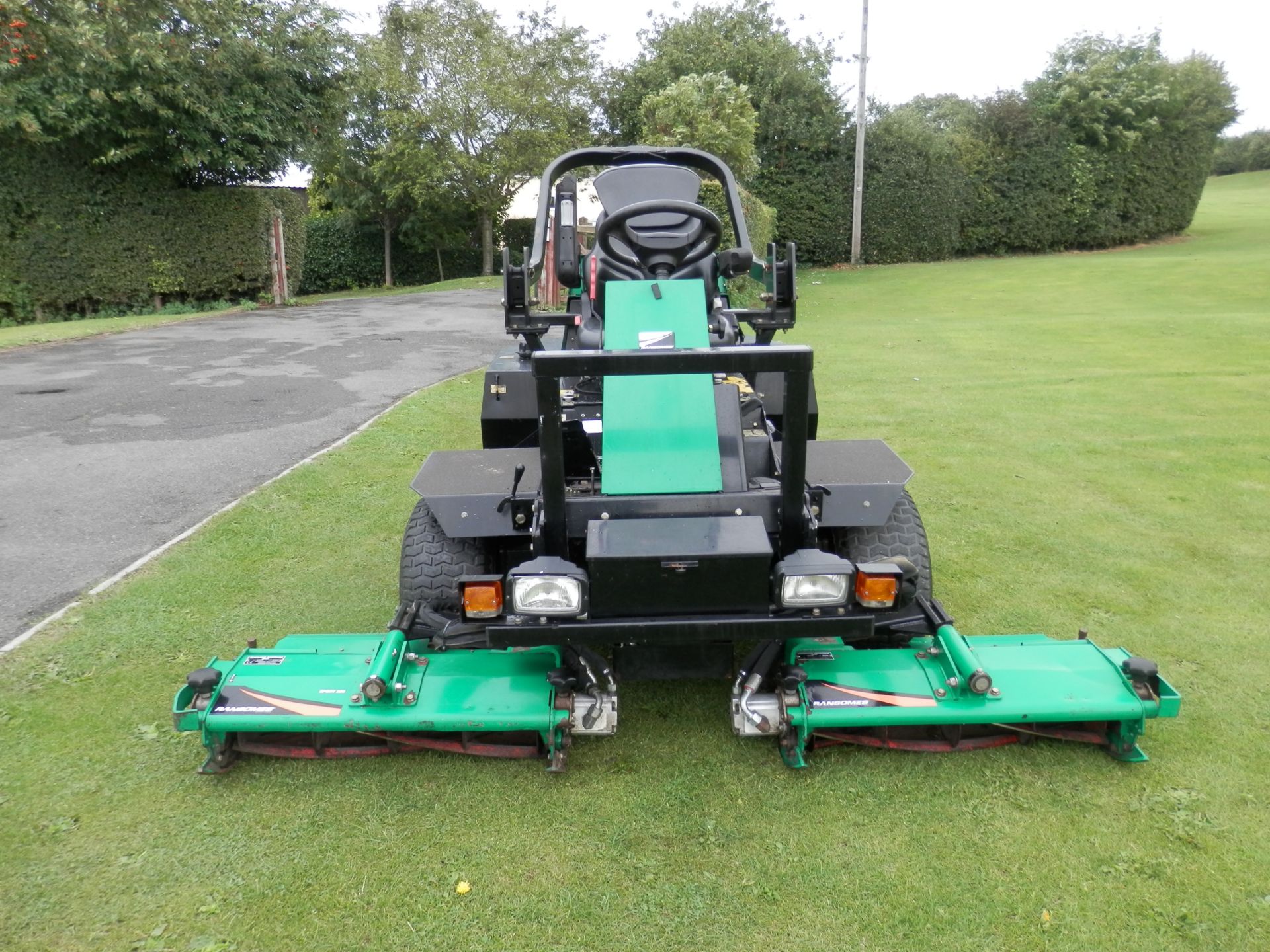 RANSOMES 2130 RIDE ON HIGHWAY GANG MOWER, KUBOTA DIESEL ENGINE, ALL WORKING. - Bild 4 aus 12