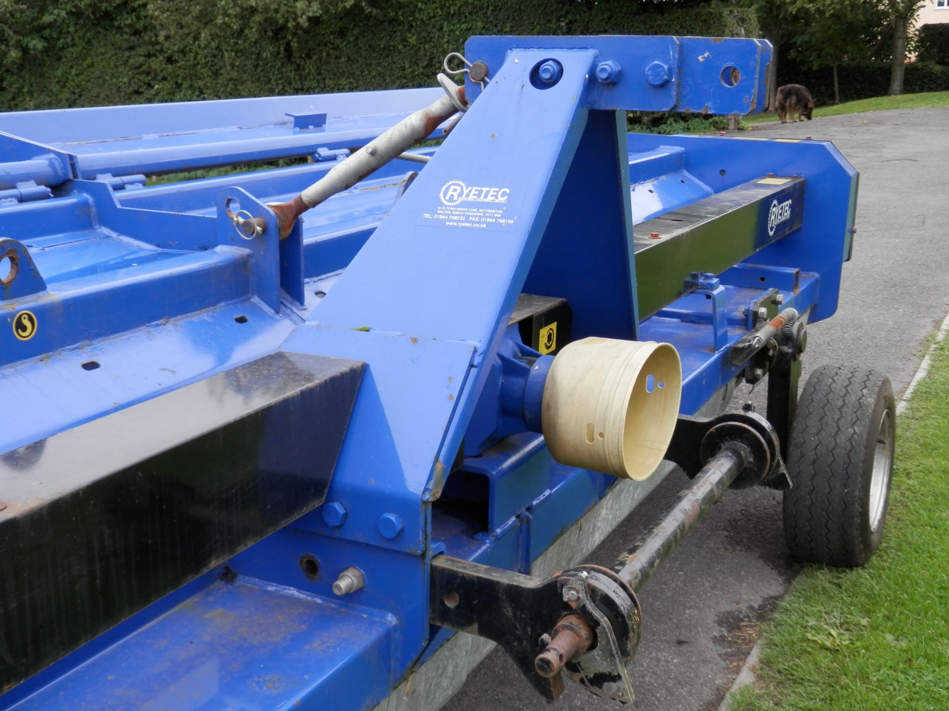 RYETEC FLAIL TSN TOPPER/SHREDDER ATTACHMENT FOR LARGE TRACTOR, WILL EAT EVERYTHING IN ITS PATH ! - Image 8 of 11