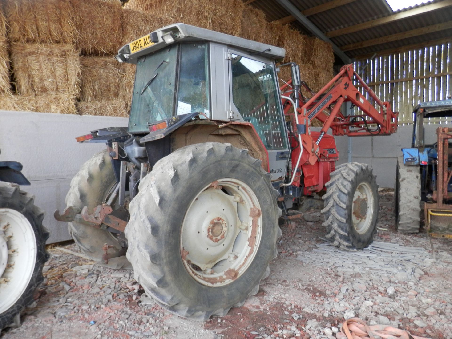 1992 J REG MASSEY FERGUSON 3125 DIESEL TRACTOR,WORKING