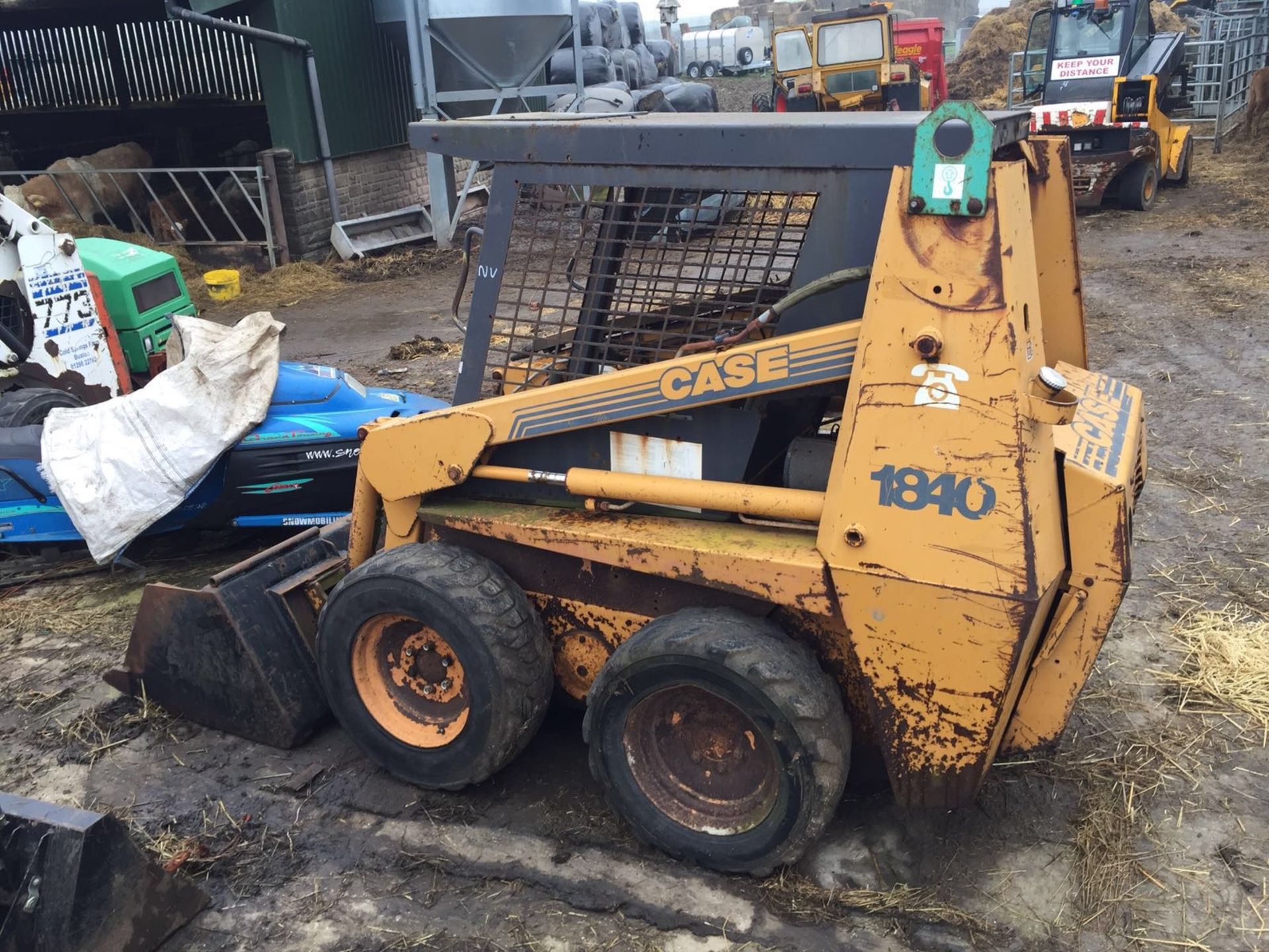 1991 CASE 1840 SKID STEER LOADER *PLUS VAT* - Image 4 of 7