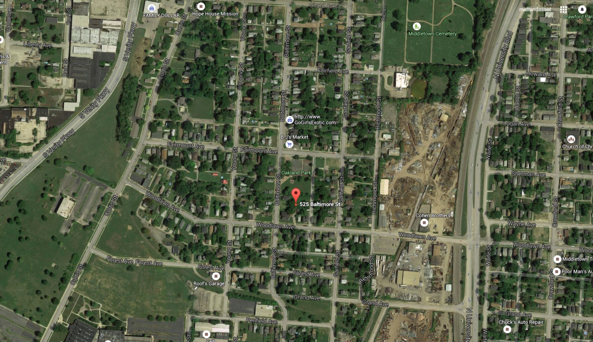 525 Baltimore St, Middletown OH 45044 Butler County USA - PLOT ONLY - Image 7 of 8