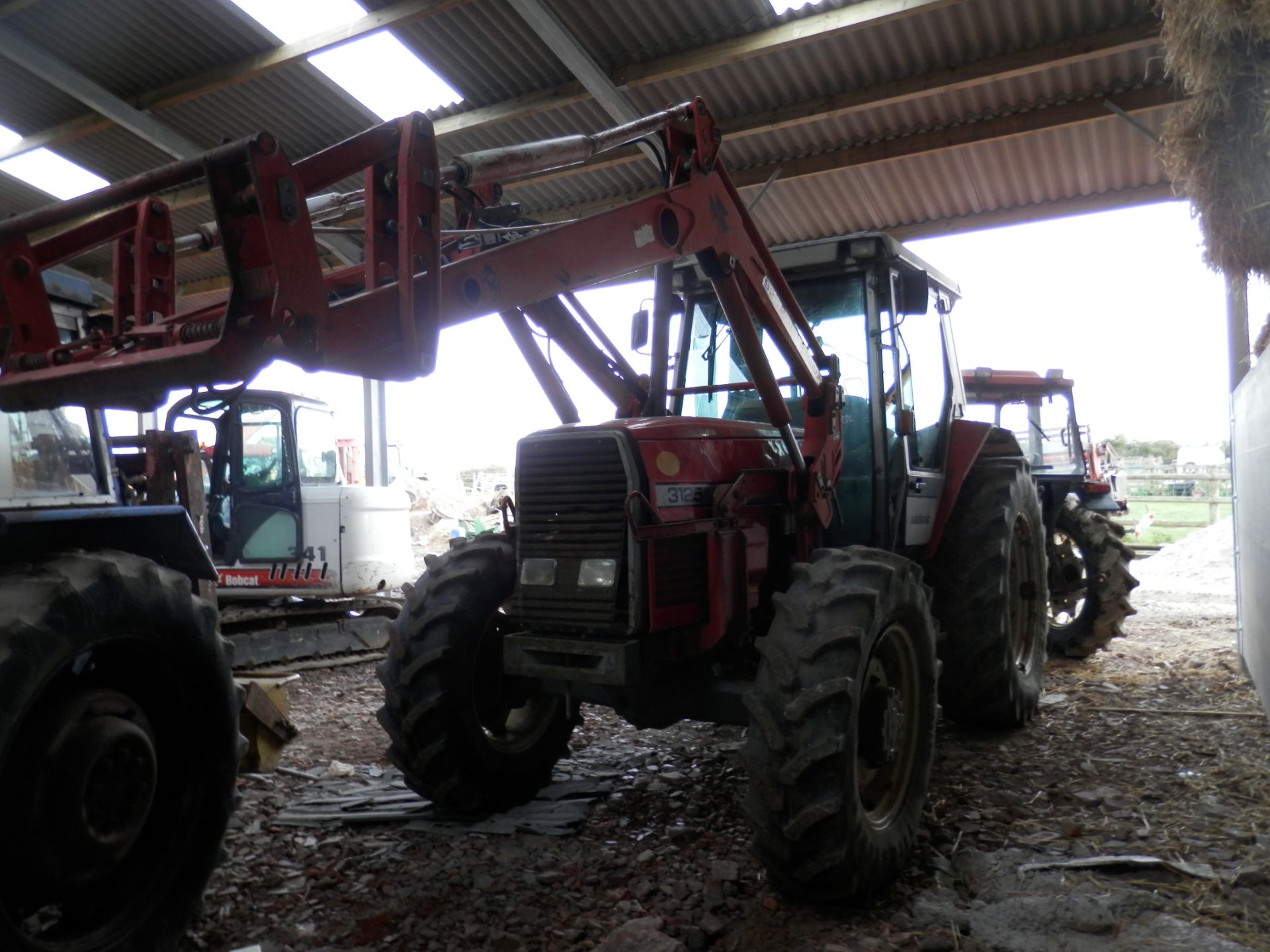 1992 J REG MASSEY FERGUSON 3125 DIESEL TRACTOR,WORKING - Image 8 of 9