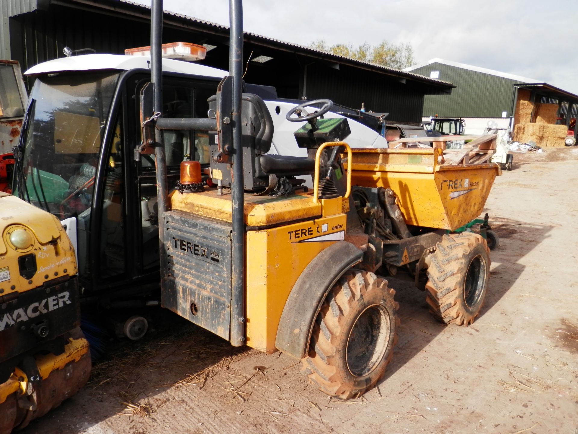 TEREX HD 1200 DIESEL 1500 KG DUMPER TRUCK, ALL WORKING. - Image 3 of 6