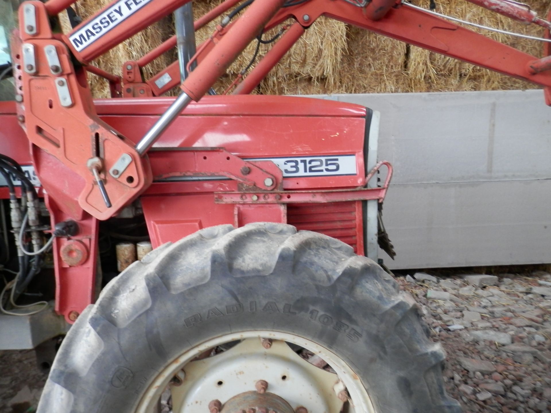 1992 J REG MASSEY FERGUSON 3125 DIESEL TRACTOR,WORKING - Image 7 of 9