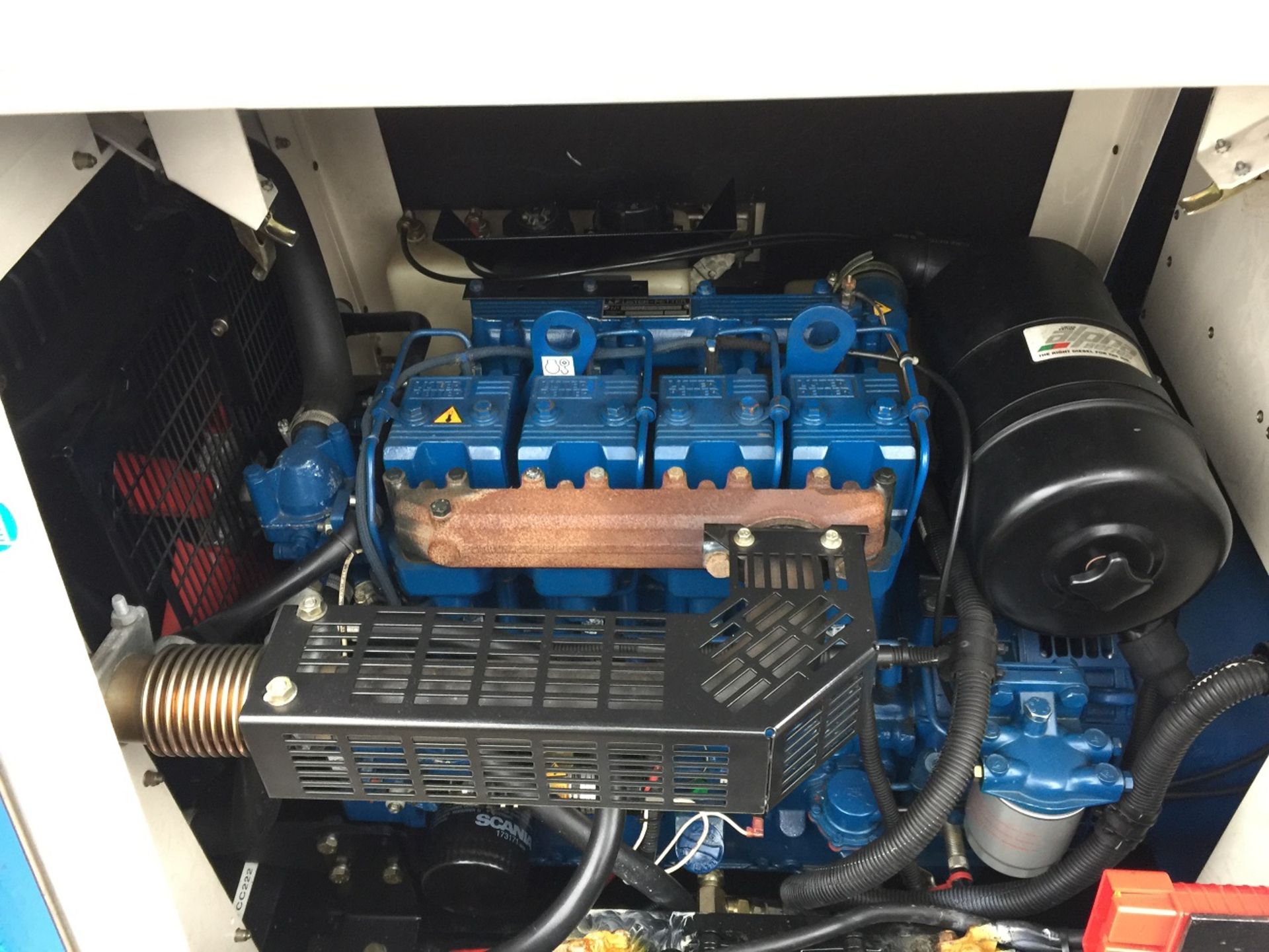 FG WILSON LH30 GENERATOR 3 PHASE 240V ONLY DONE 26 HOURS   LISTER-PETTER ENGINE DIESEL - Image 3 of 10