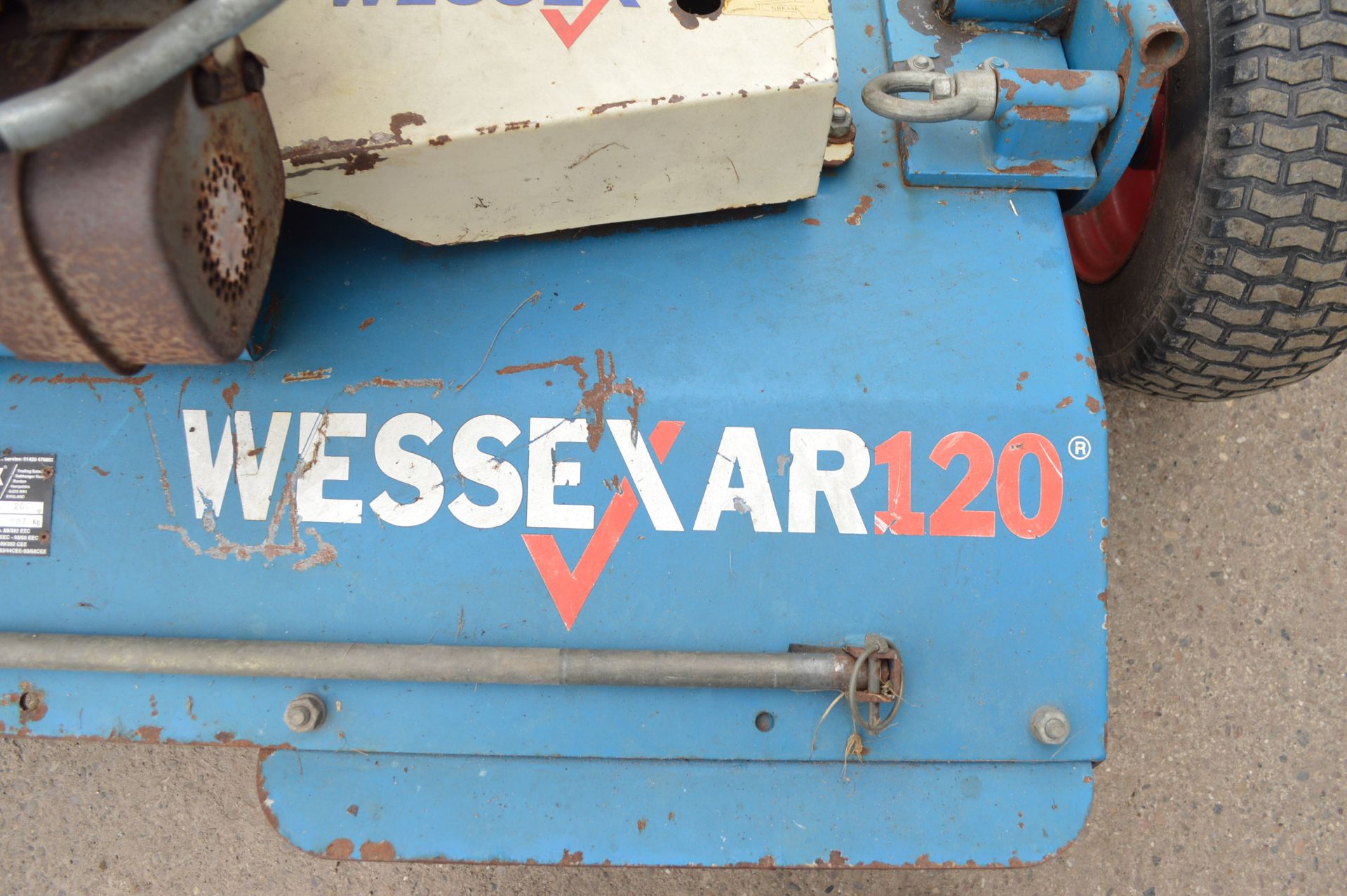 2004 WESSEX AR 120 4 FOOT WIDE ROTARY TOPPER *NO VAT* - Image 7 of 7