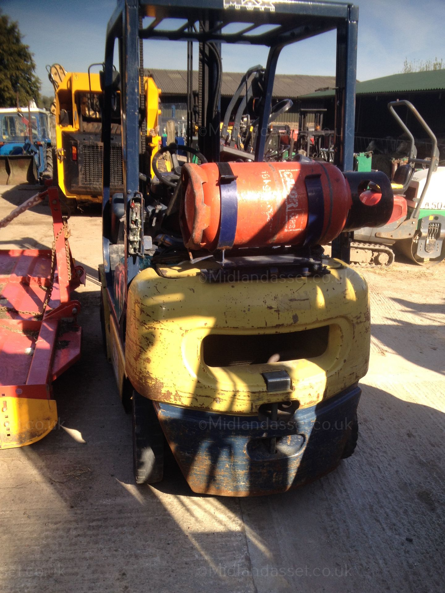 1996 KOMATSU LPG 1.5 TONNE FORK TRUCK - Image 5 of 7