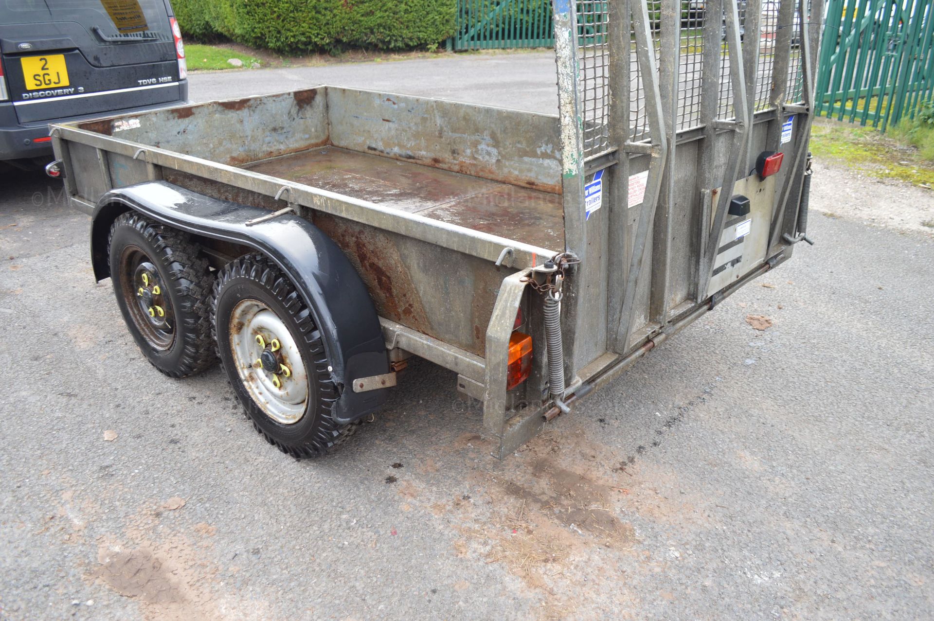 1996 IFOR WILLIAMS GD1060 TWIN AXLE TRAILER - Image 3 of 9