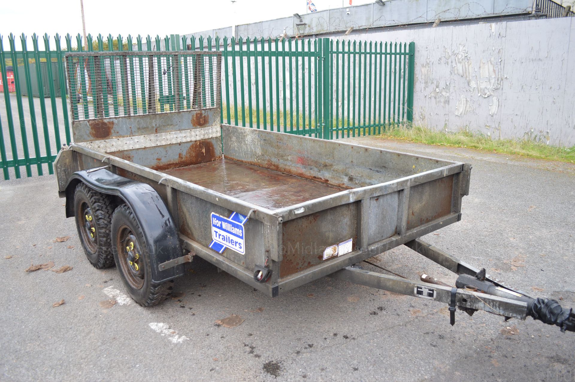 1996 IFOR WILLIAMS GD1060 TWIN AXLE TRAILER