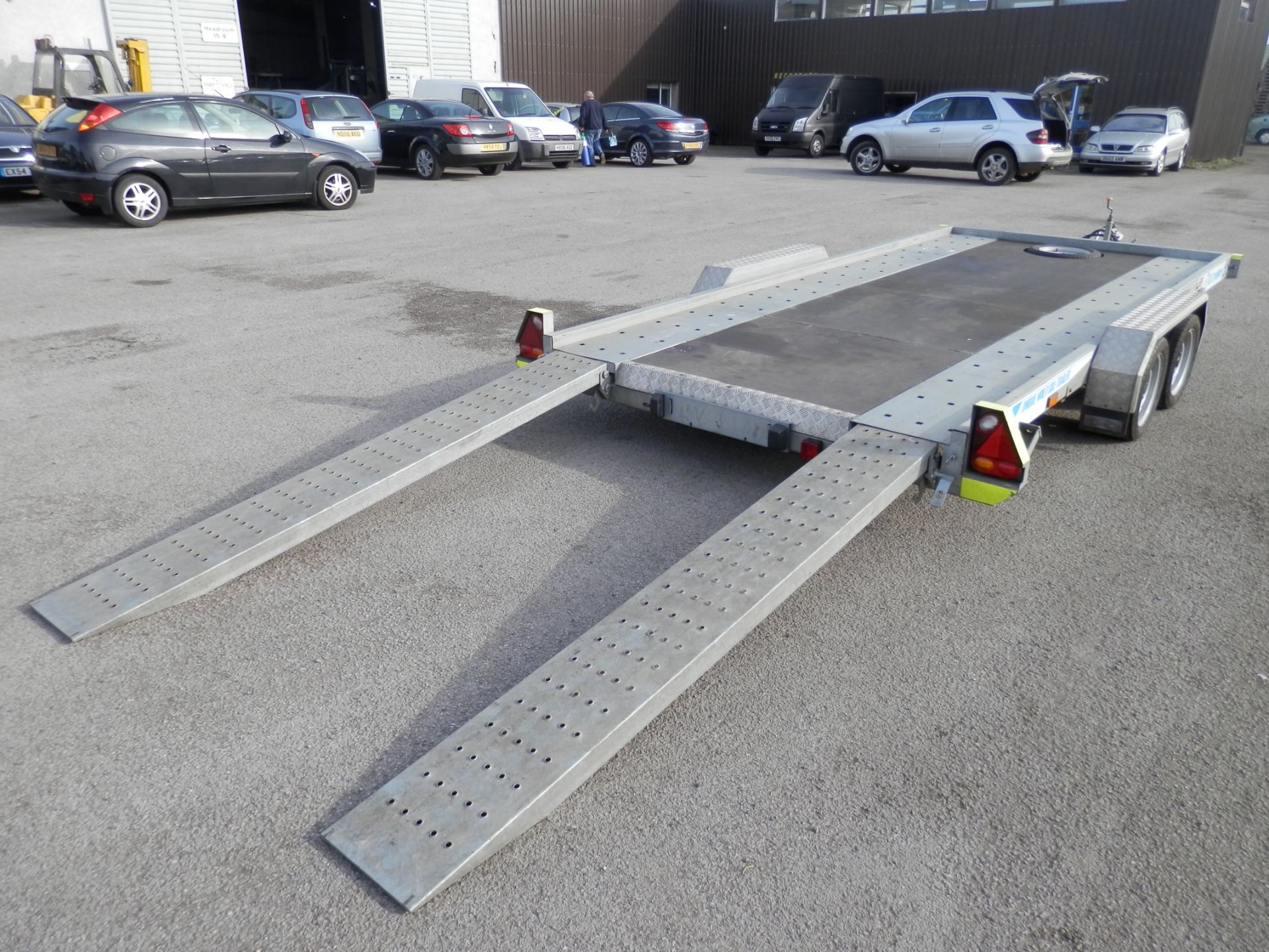 2014 GRAHAM EDWARDS GTX3, 3 TONNE CAR TRAILER, RAMPS & WINCH. GREAT CONDITION THROUGHOUT,NO VAT - Image 4 of 16