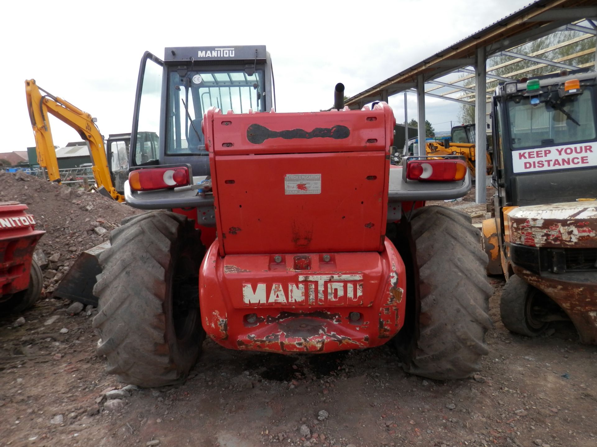 2003 MANITOU MANISCOPIC TELE LIFT WITH FORKS,3.5 TONNE LIFT CAPACITY. - Image 2 of 10