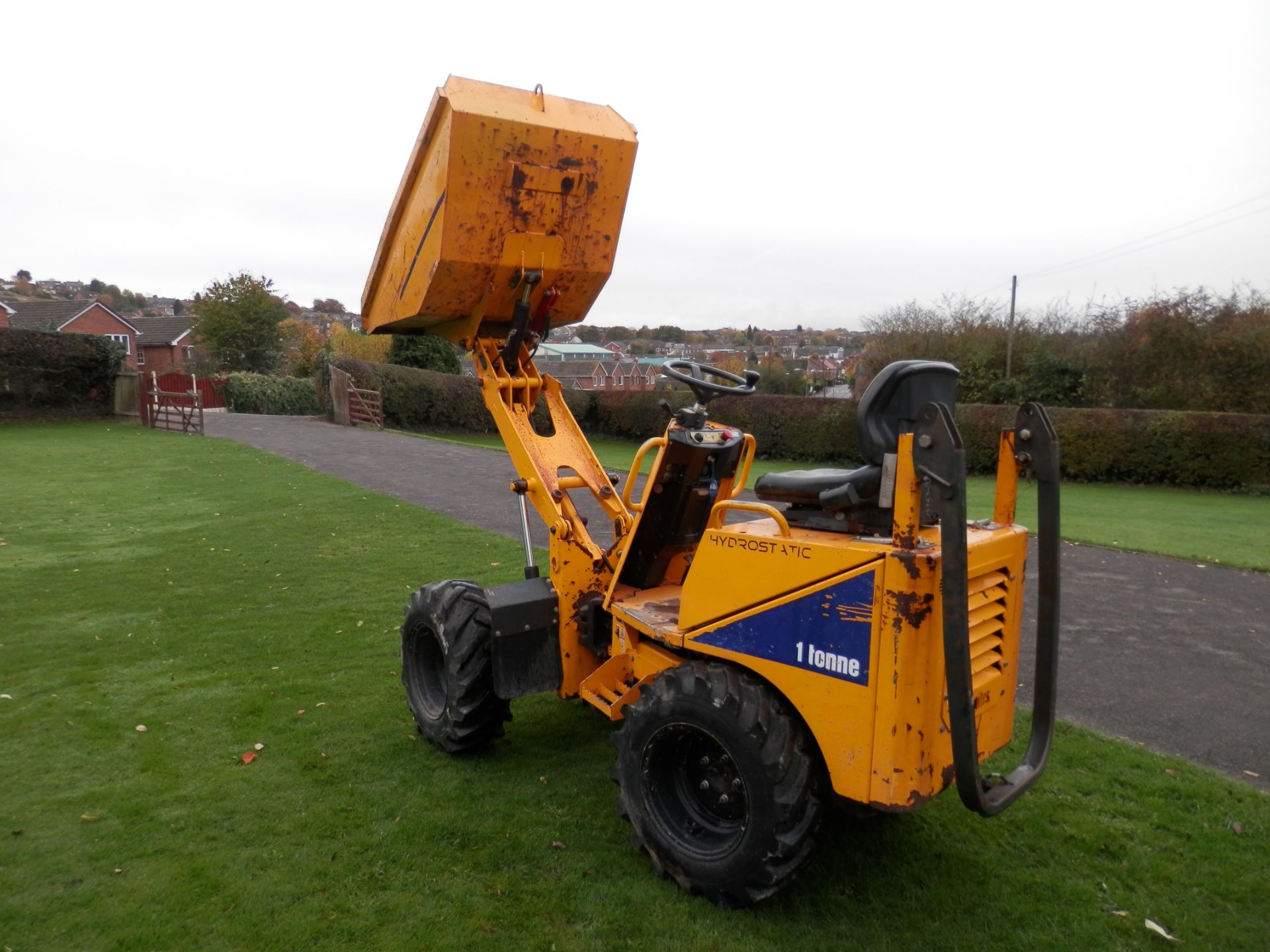 2007 THWAITES 1 TONNE DUMPER, IN GOOD WORKING ORDER, LESS THAN 2000 HOURS. DIESEL ENGINE. - Bild 3 aus 14