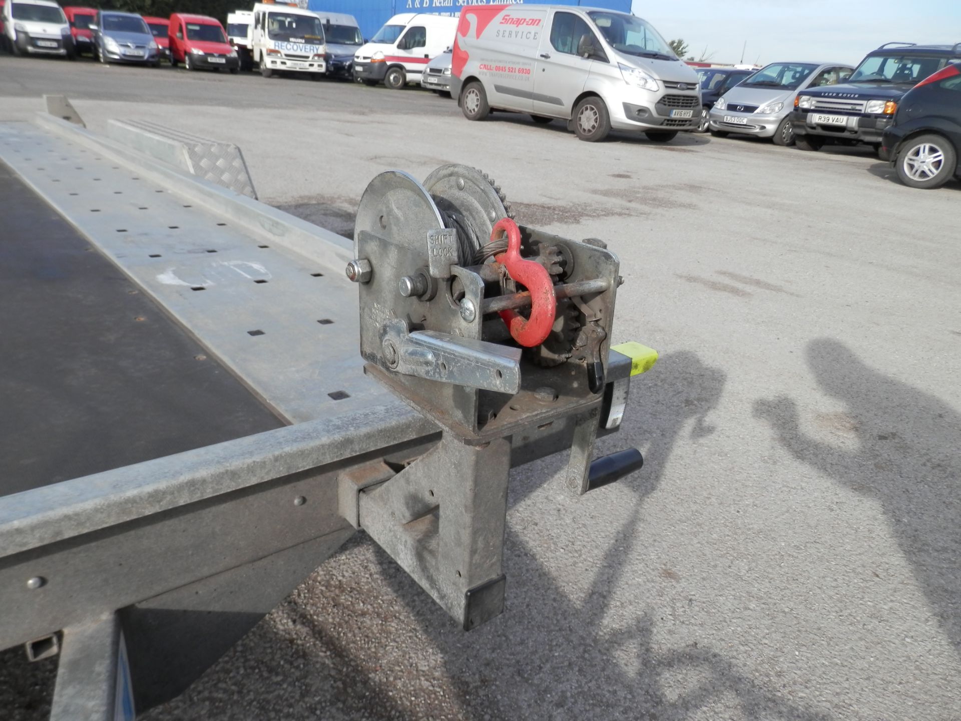 2014 GRAHAM EDWARDS GTX3, 3 TONNE CAR TRAILER, RAMPS & WINCH. GREAT CONDITION THROUGHOUT,NO VAT - Image 7 of 16