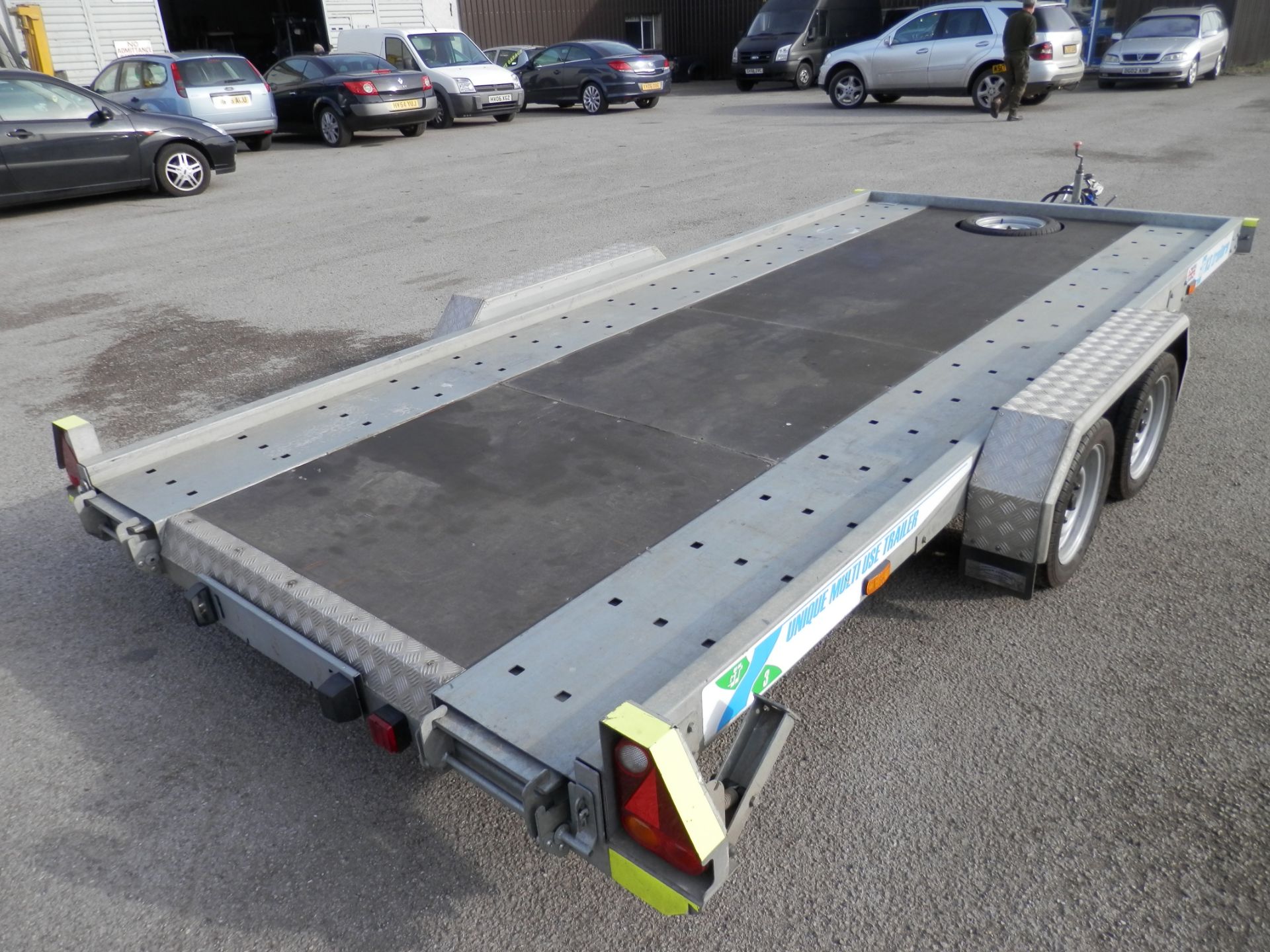 2014 GRAHAM EDWARDS GTX3, 3 TONNE CAR TRAILER, RAMPS & WINCH. GREAT CONDITION THROUGHOUT,NO VAT - Image 2 of 16