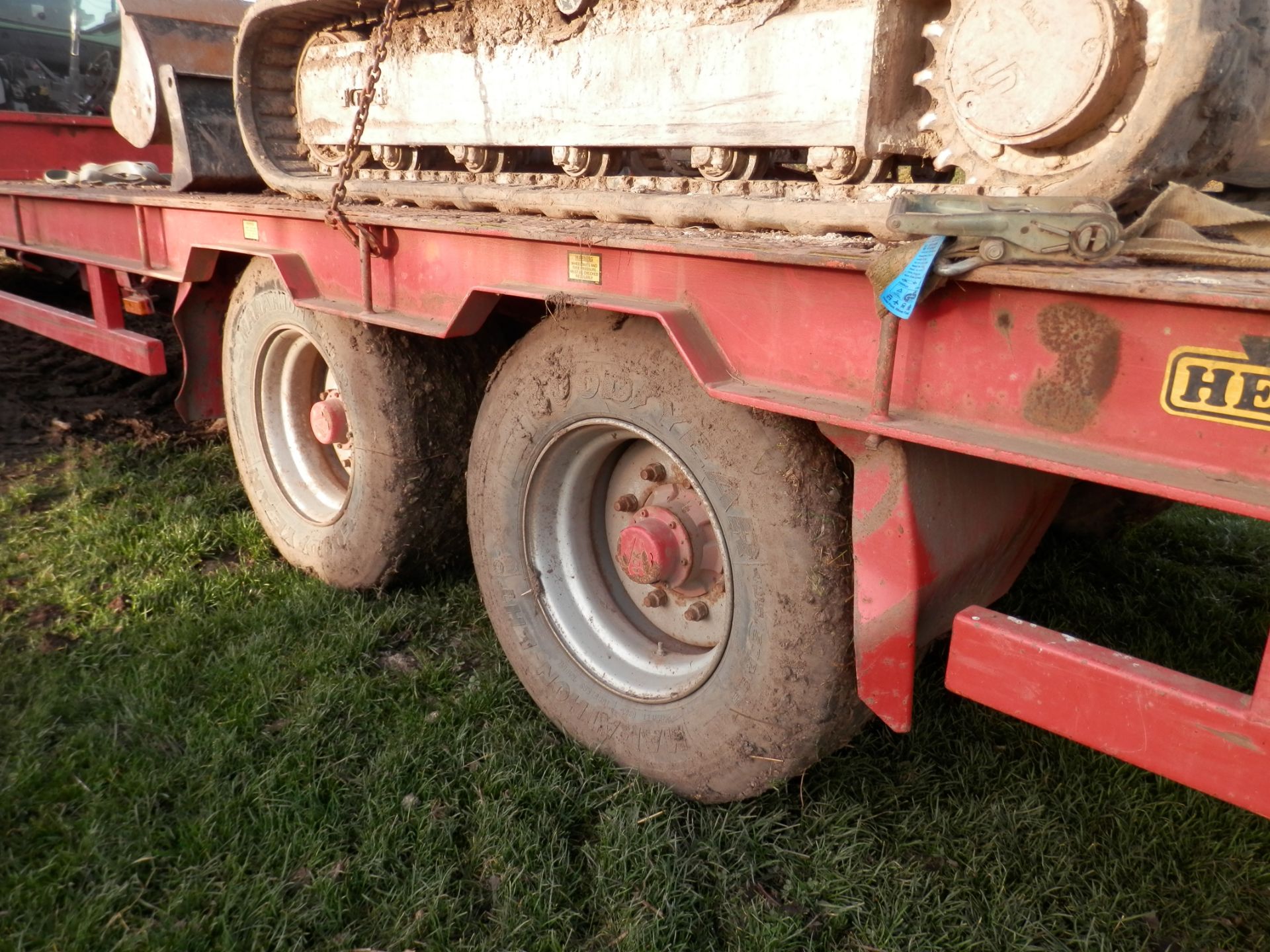 18 TONNE HERBST PLANT TRAILER, TWIN AXLE. 2010. TRAILER ONLY !! - Image 4 of 5