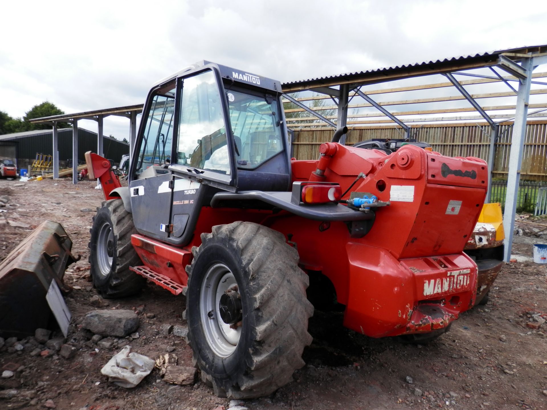 2003 MANITOU MANISCOPIC TELE LIFT WITH FORKS,3.5 TONNE LIFT CAPACITY. - Image 4 of 10