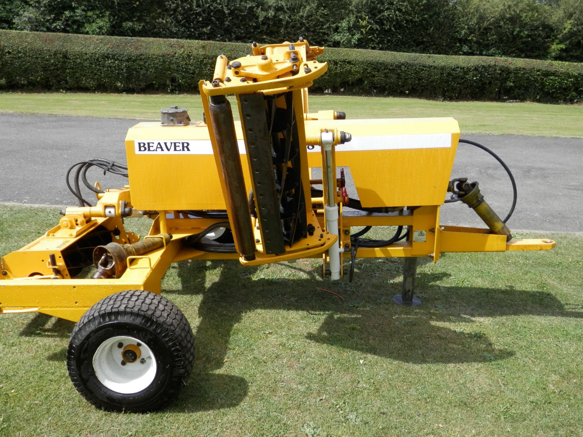 WORKING RECONDITIONED BEAVER (HAYTER) TM-308 GANG MOWER 540 PTO TRACTOR ATTACHMENT. NO VAT !!! - Image 7 of 8