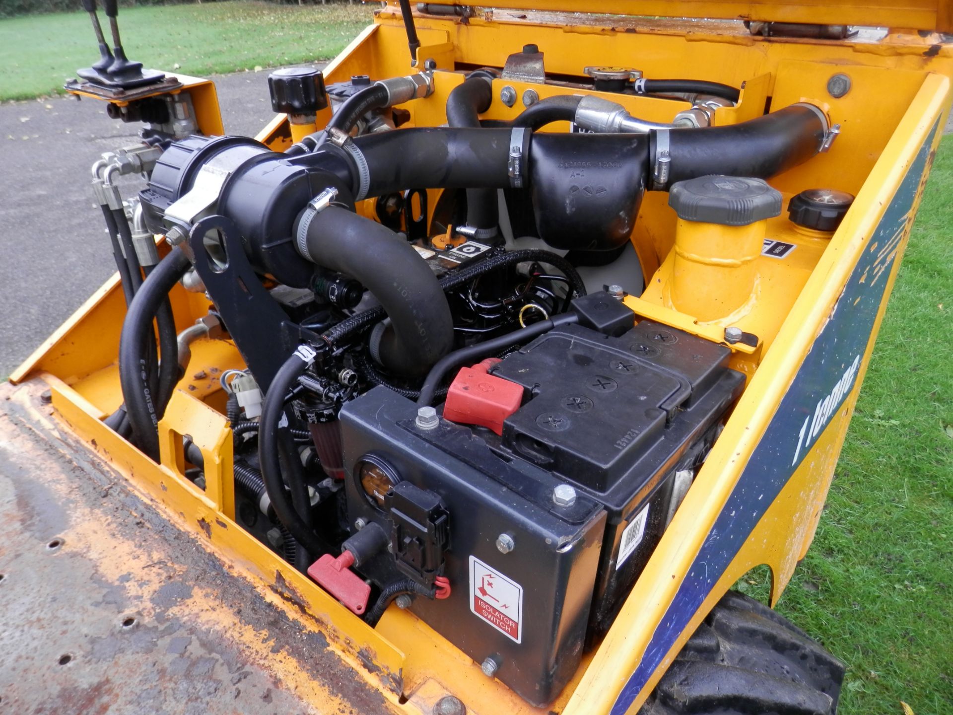 2007 THWAITES 1 TONNE DUMPER, IN GOOD WORKING ORDER, LESS THAN 2000 HOURS. DIESEL ENGINE. - Image 10 of 14