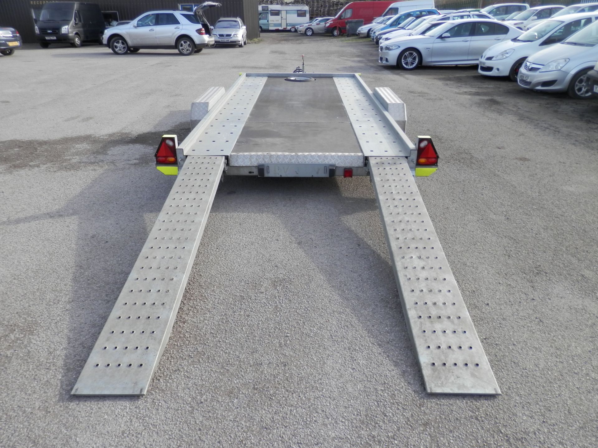 2014 GRAHAM EDWARDS GTX3, 3 TONNE CAR TRAILER, RAMPS & WINCH. GREAT CONDITION THROUGHOUT,NO VAT - Image 6 of 17