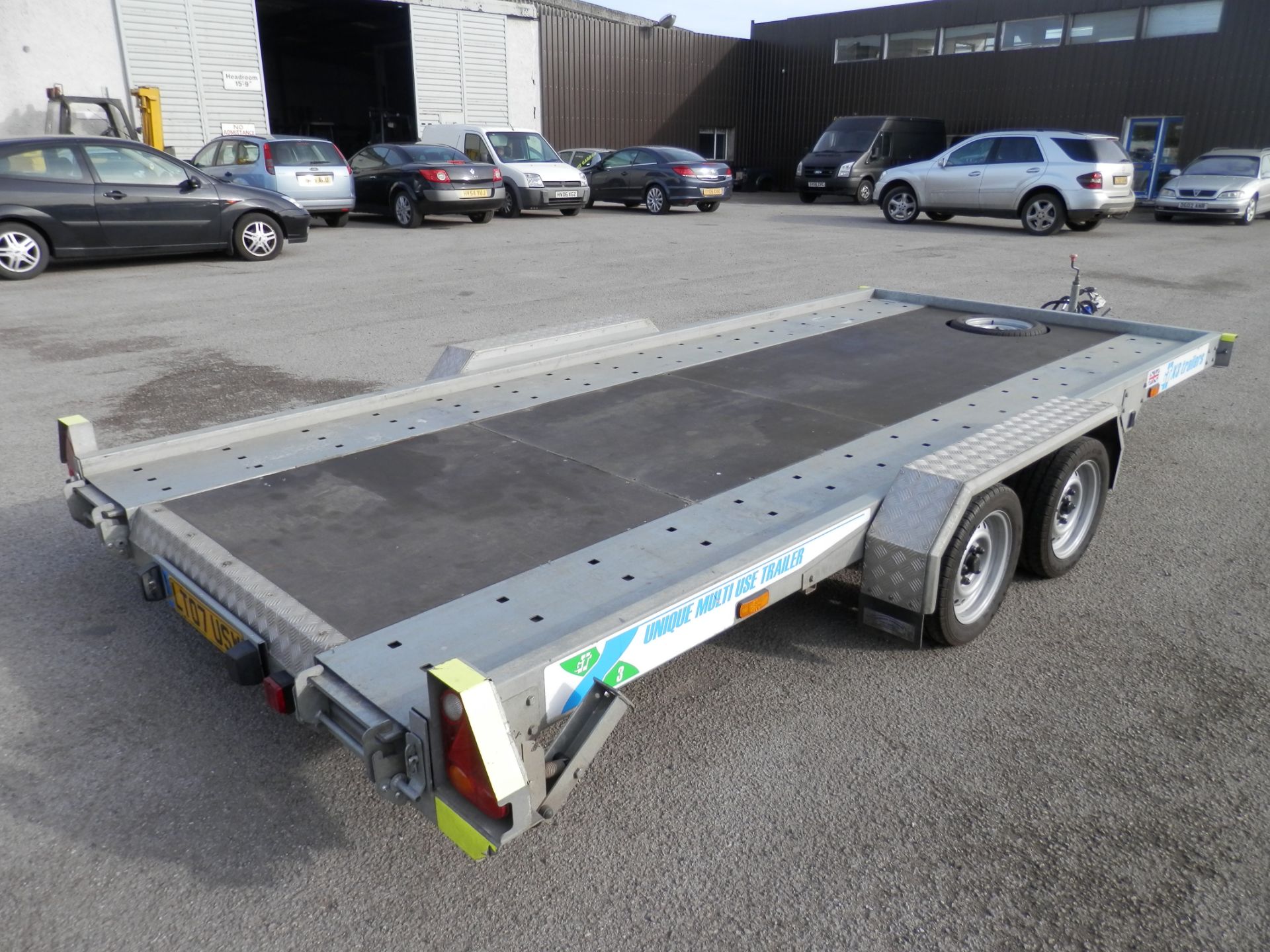 2014 GRAHAM EDWARDS GTX3, 3 TONNE CAR TRAILER, RAMPS & WINCH. GREAT CONDITION THROUGHOUT,NO VAT - Image 2 of 17