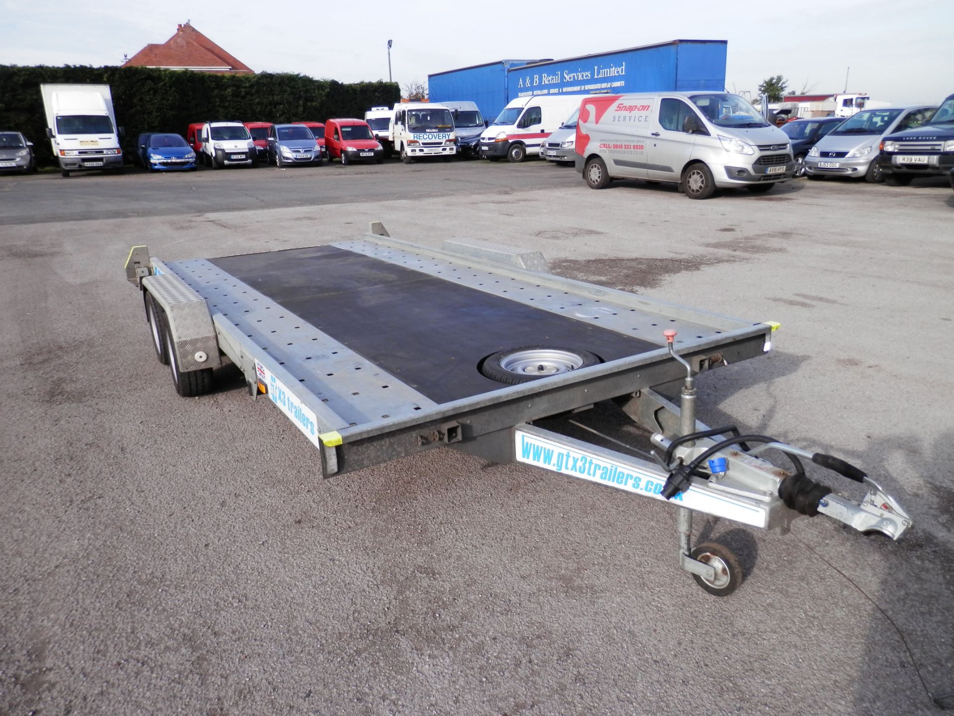 2014 GRAHAM EDWARDS GTX3, 3 TONNE CAR TRAILER, RAMPS & WINCH. GREAT CONDITION THROUGHOUT,NO VAT