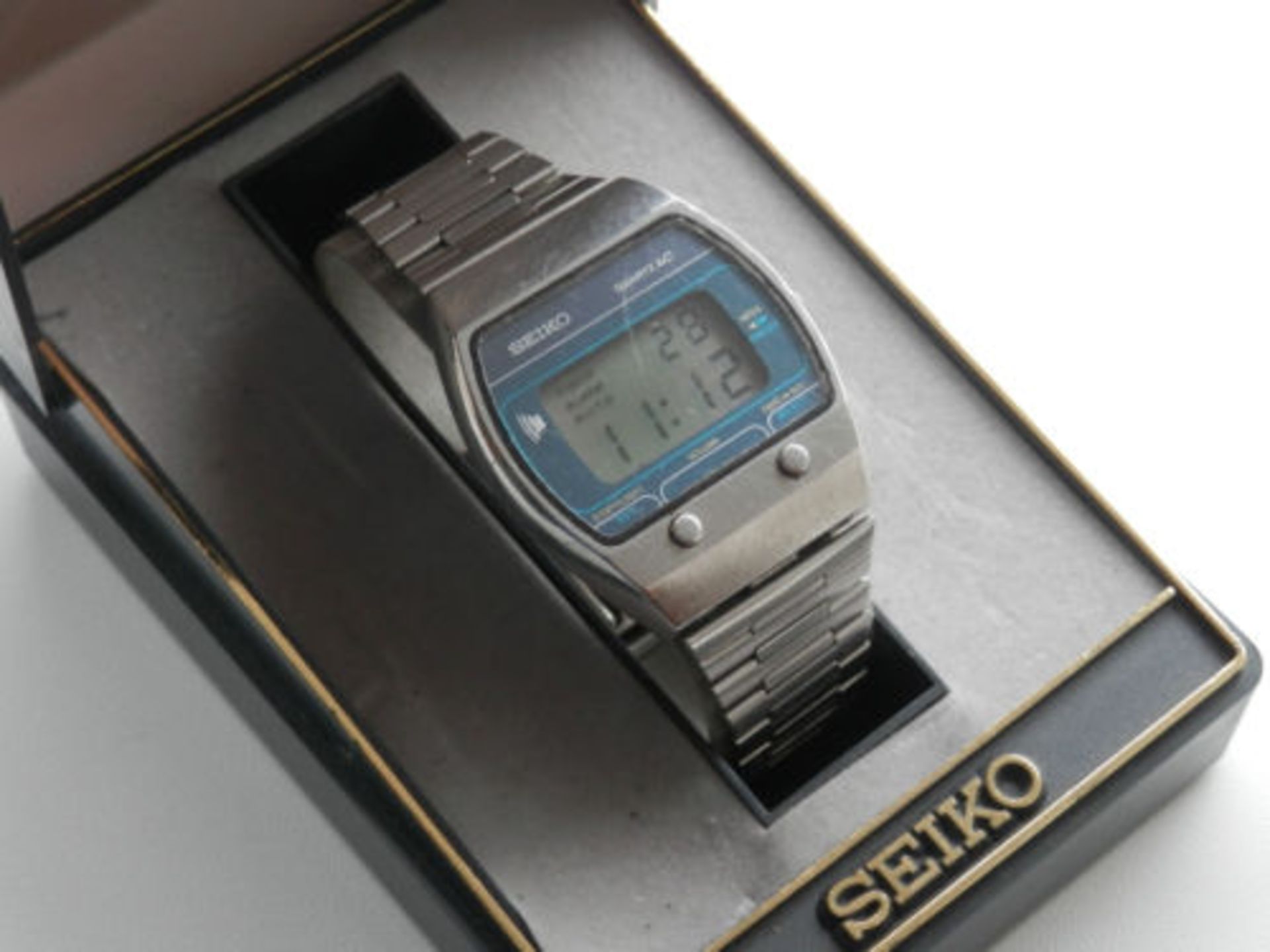 RARE 1978 SEIKO A029 5020 DIGITAL WATCH, WITH BOX, ALL WORKING - Image 9 of 12